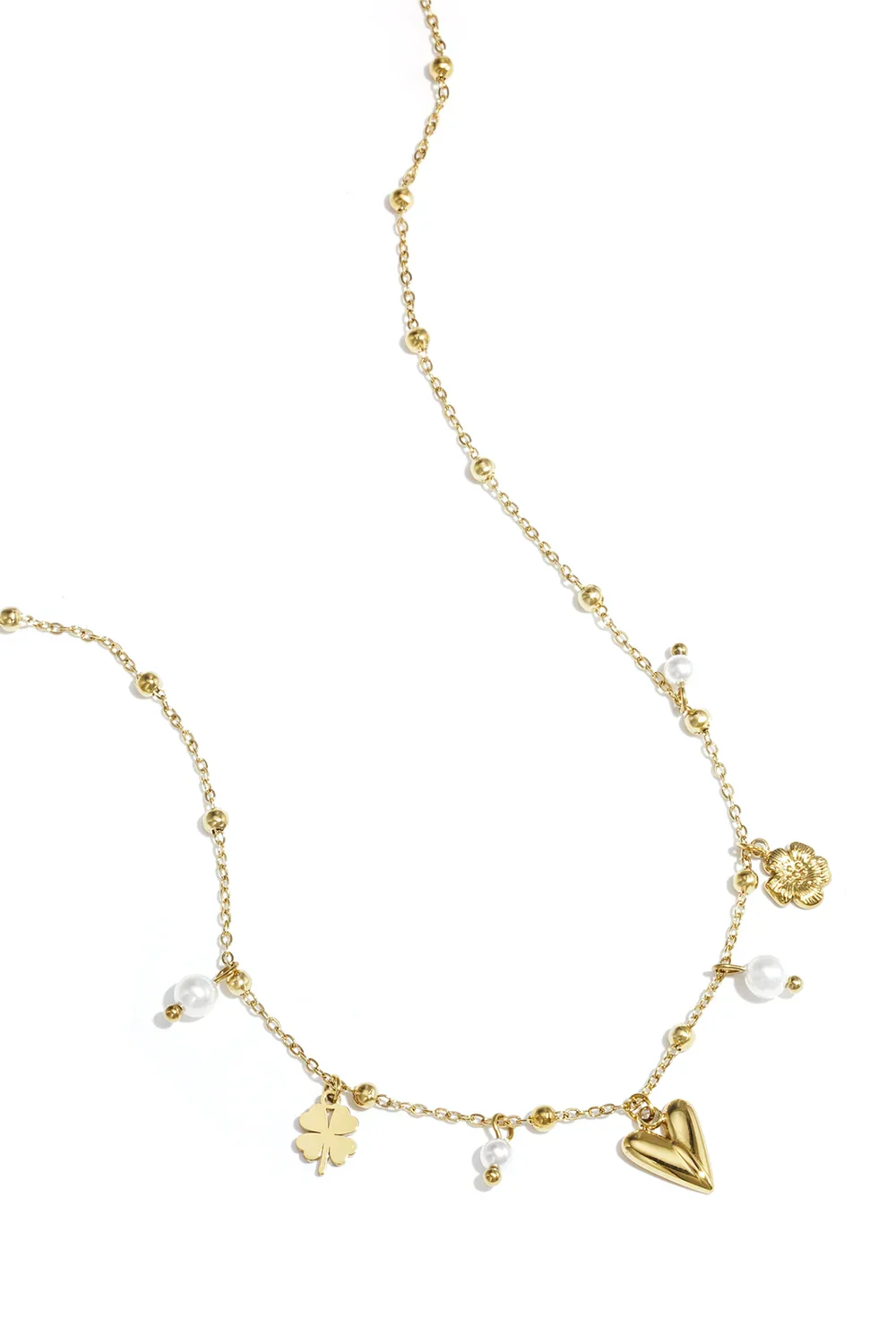Lucky Girl Necklace - Gold - Image 2