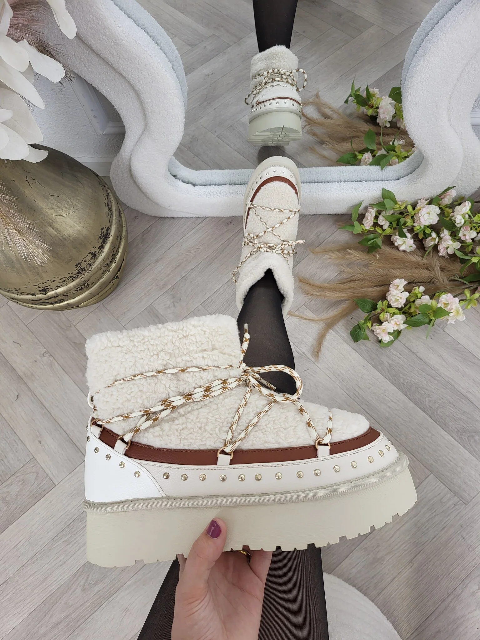 Snow Boots - Beige - Image 2