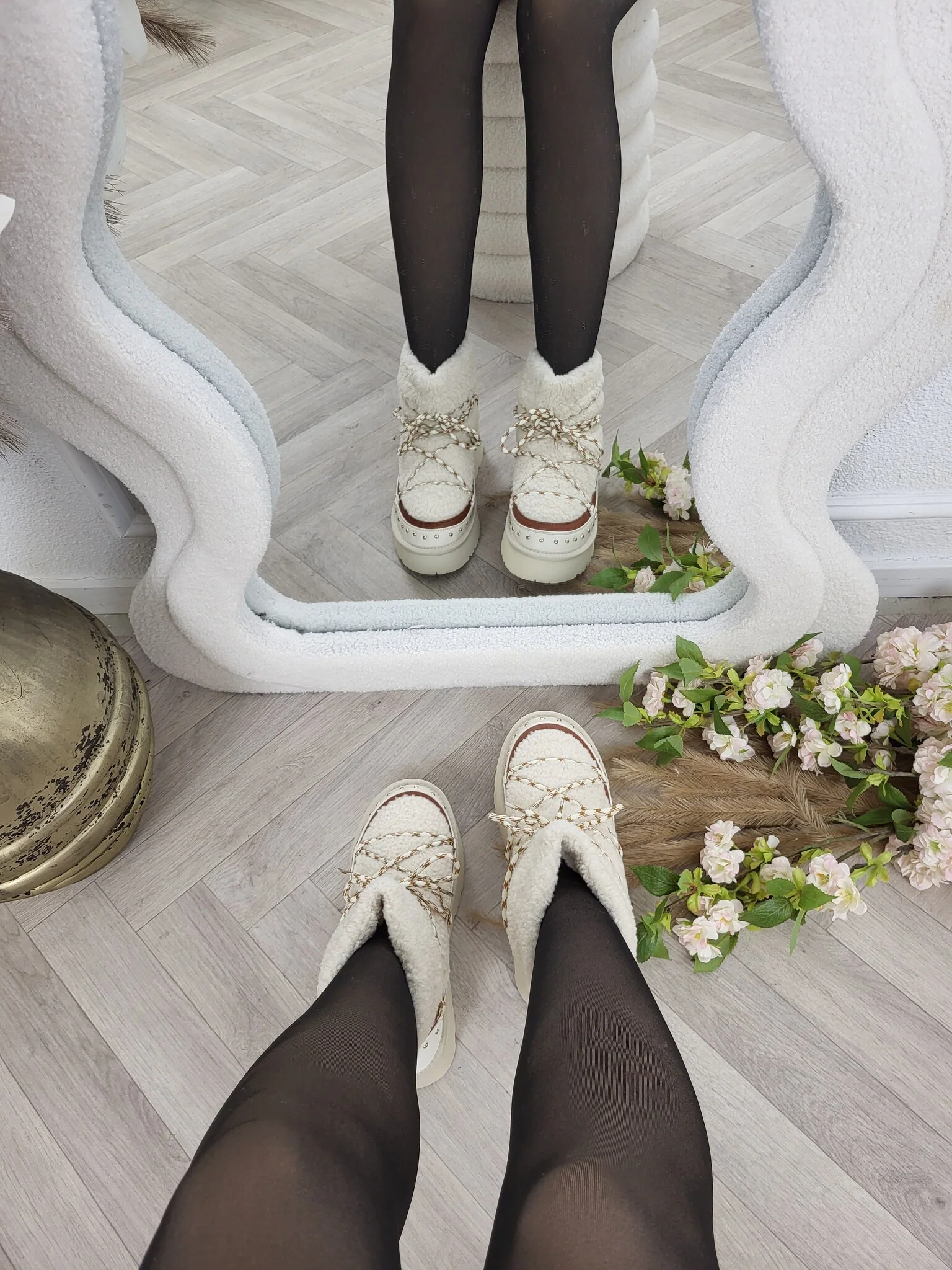 Snow Boots - Beige - Image 3