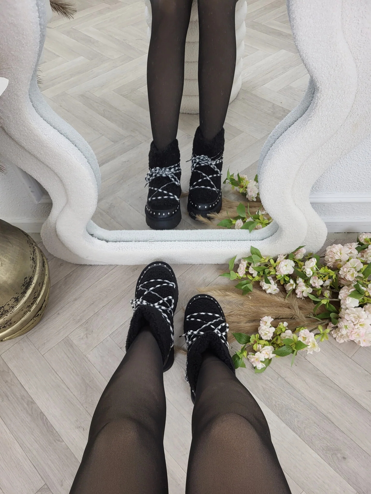 Snow Boots - Black - Image 3