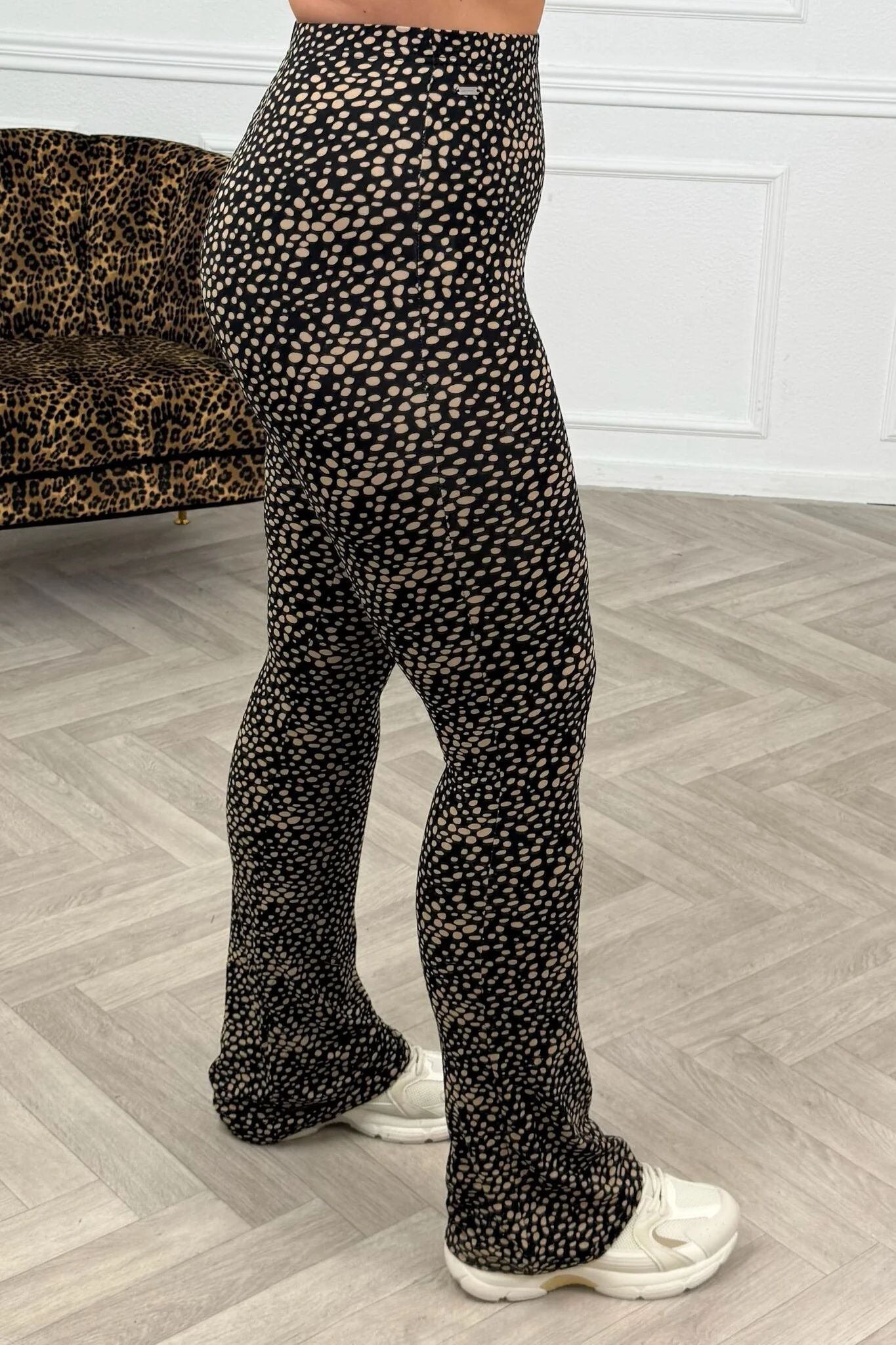Soft Flare Cheetah - Black/Camel - Image 4
