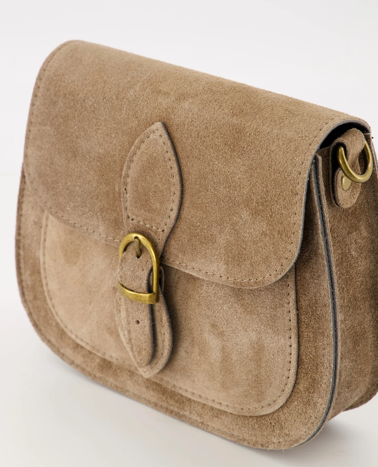 Sola Suede Bag - Beige - Image 4