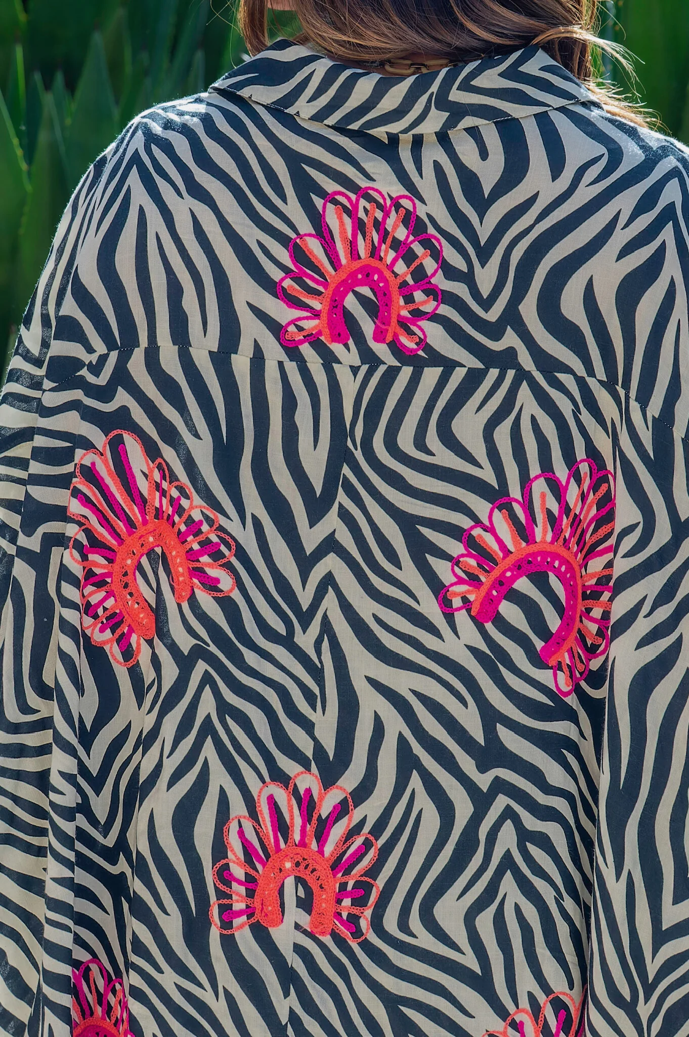 Soome Indian Blouse - Zebra - Image 3