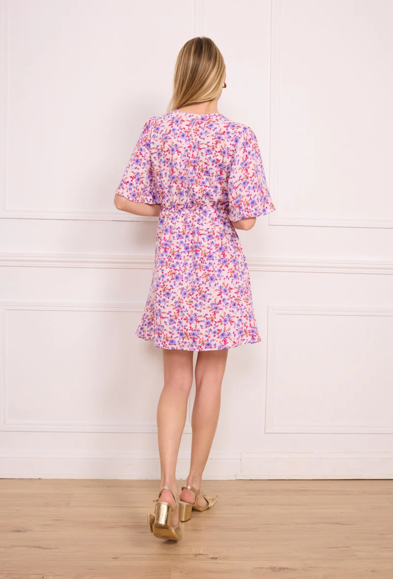 Sophie Flower Dress - Pink - Image 2