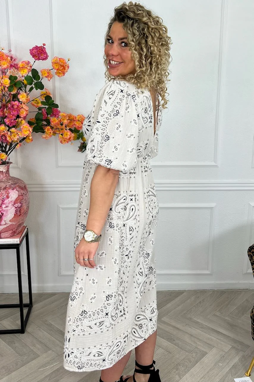 Spring Breeze Dress - Beige - Image 2