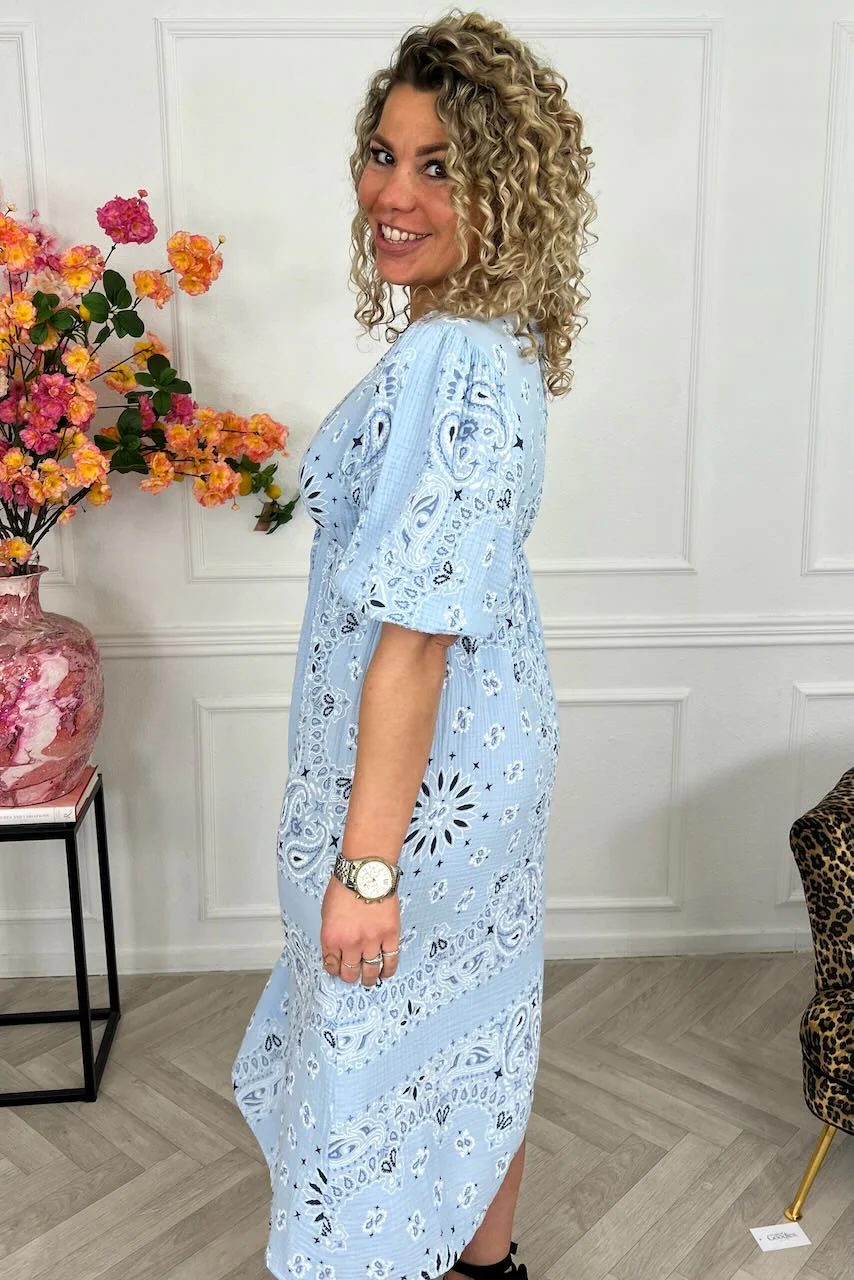 Spring Breeze Dress - Light Blue - Image 3