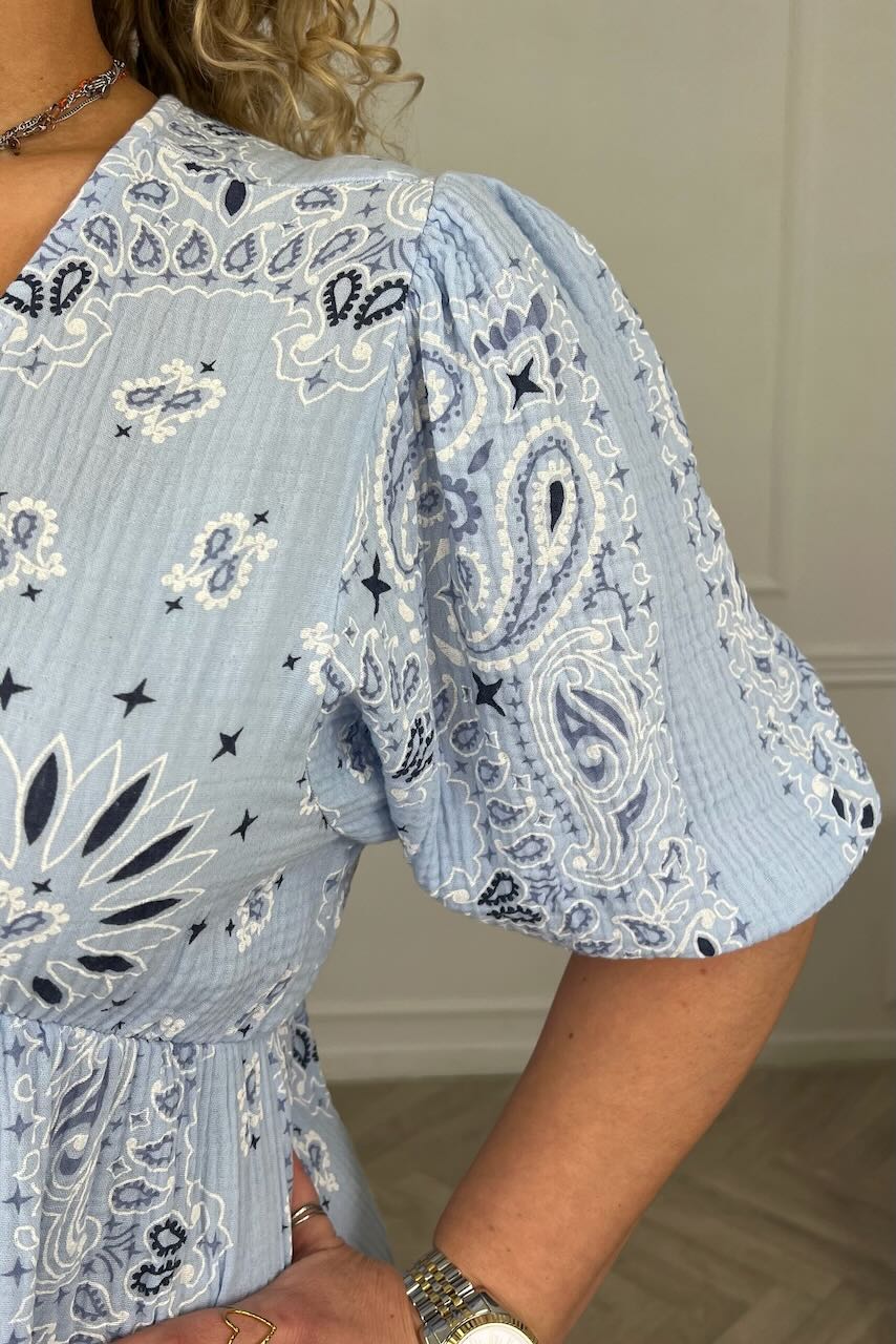 Spring Breeze Dress - Light Blue - Image 5
