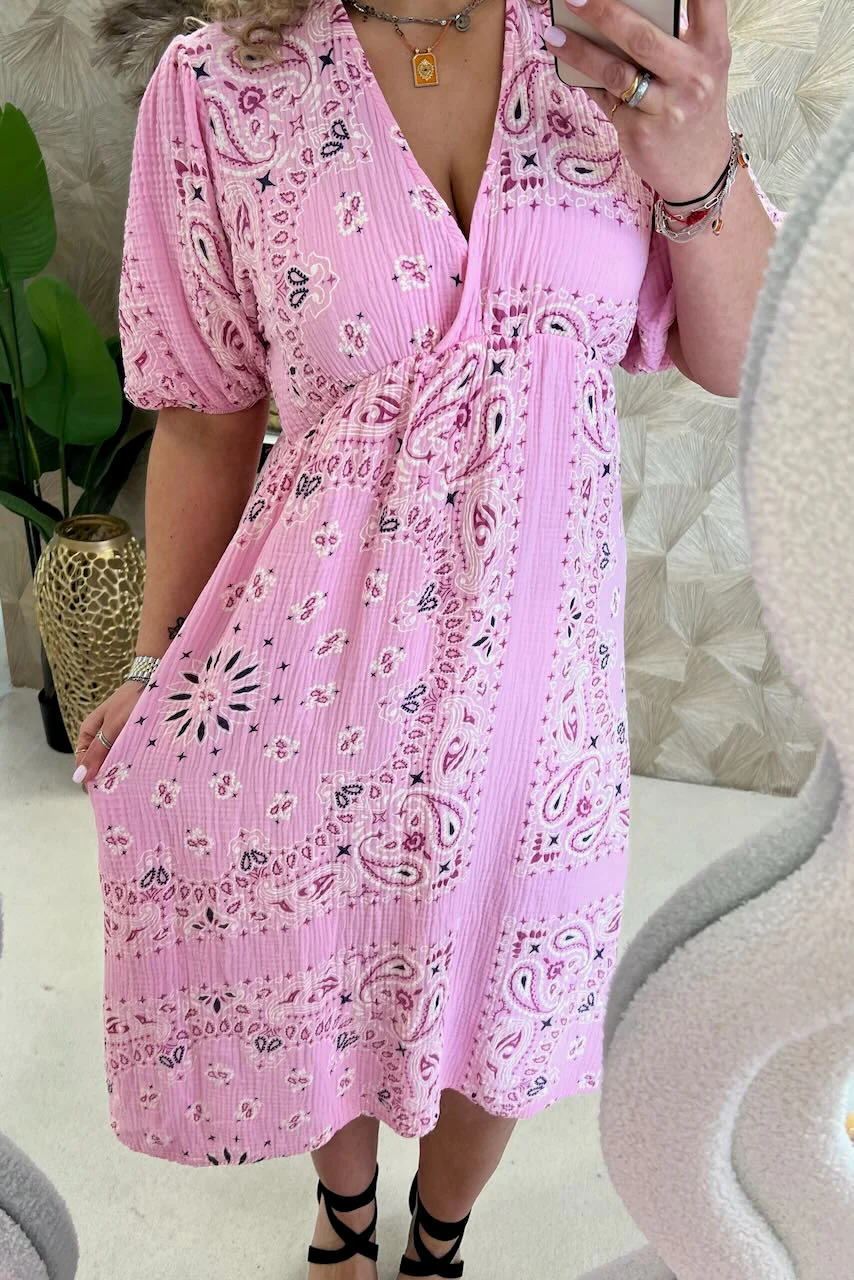 Spring Breeze Dress - Sugar Pink - Image 5
