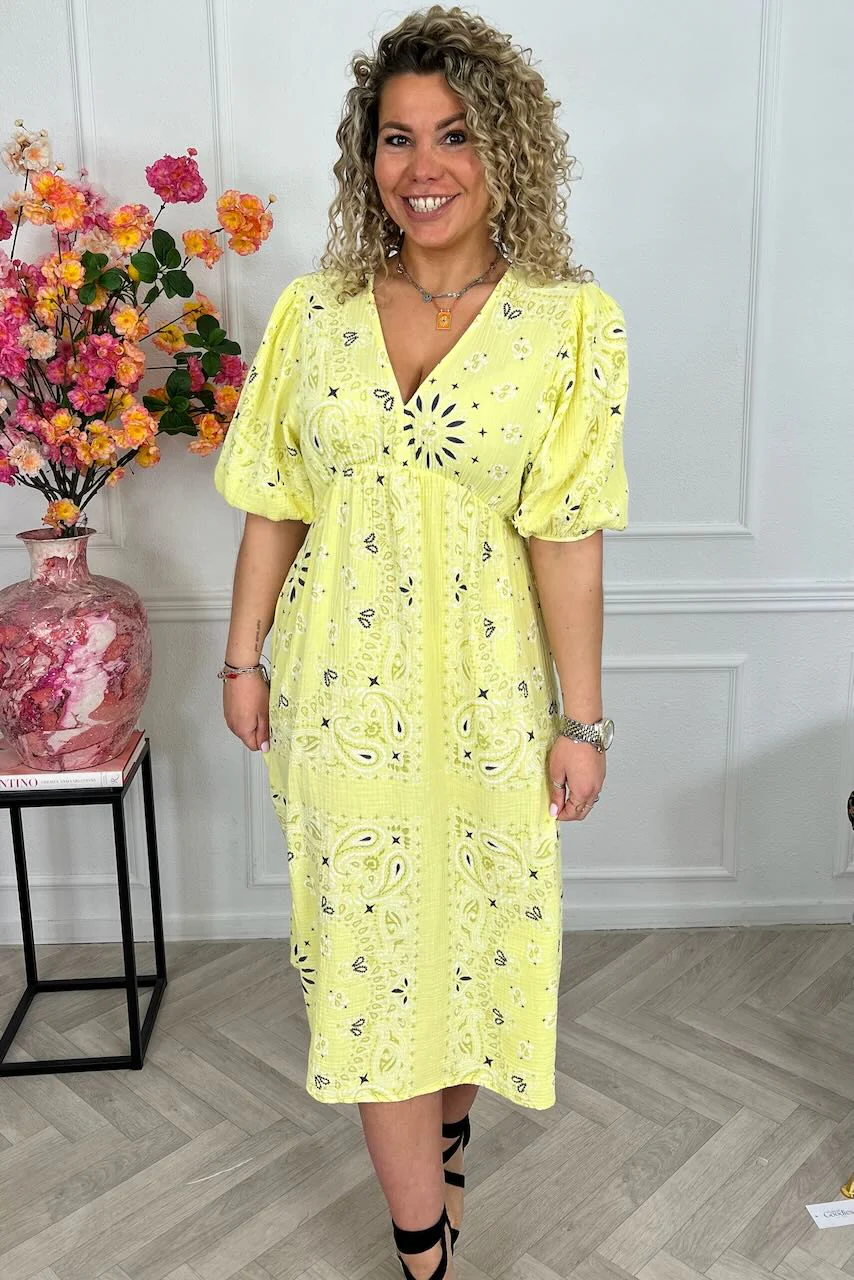 Spring Breeze Dress - Yellow