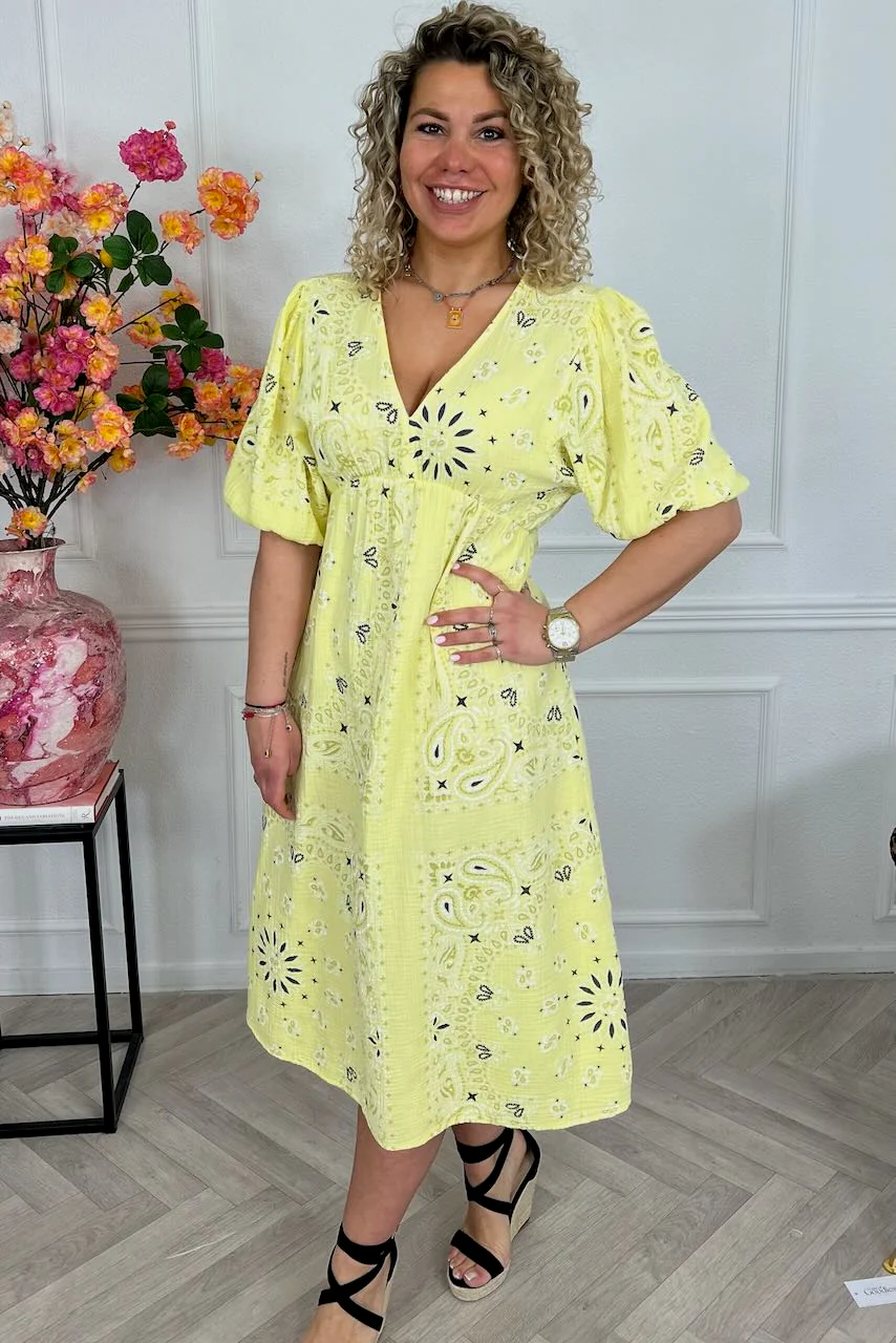 Spring Breeze Dress - Yellow - Image 4