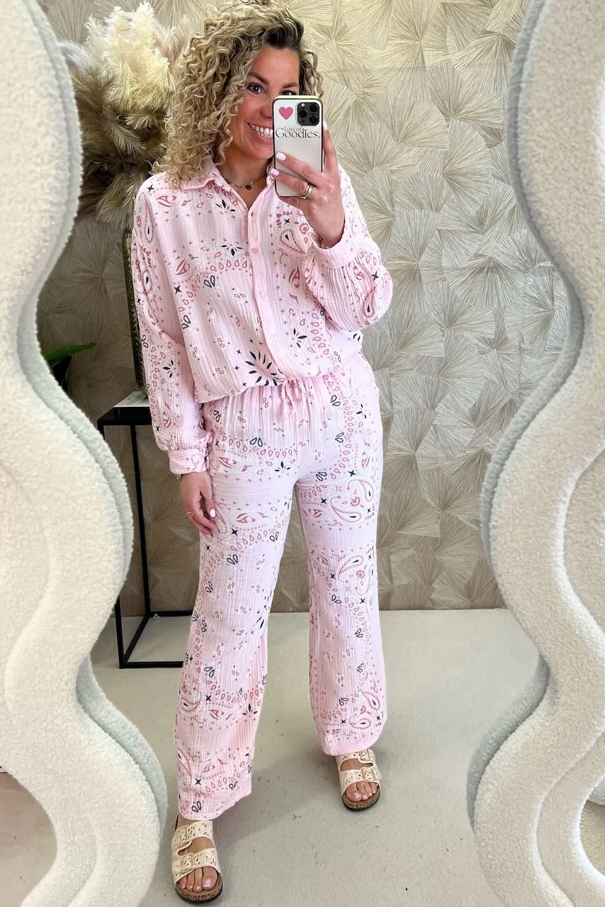 Spring Breeze Set - Soft Pink/Navy