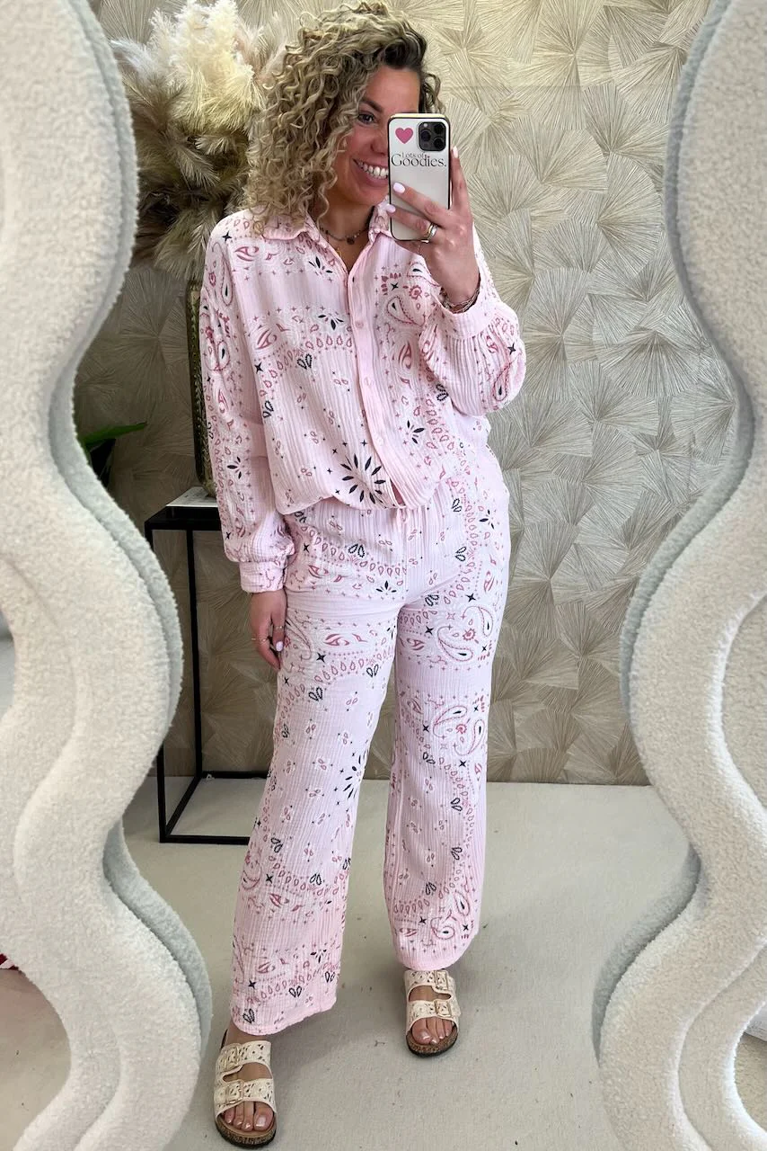 Spring Breeze Set - Soft Pink/Navy - Image 3