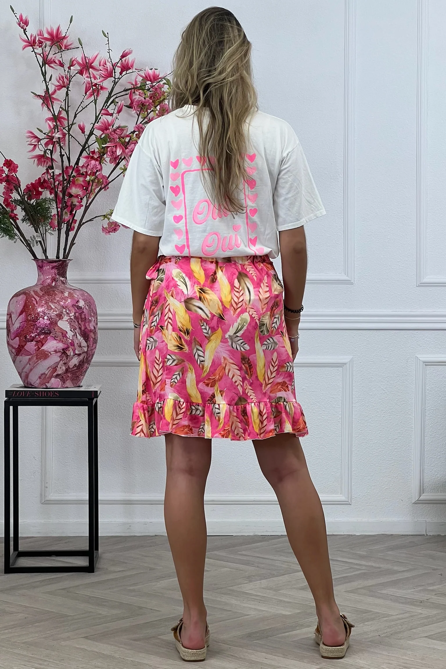 Summer Spanish Skirt - Feather Pink - Image 6