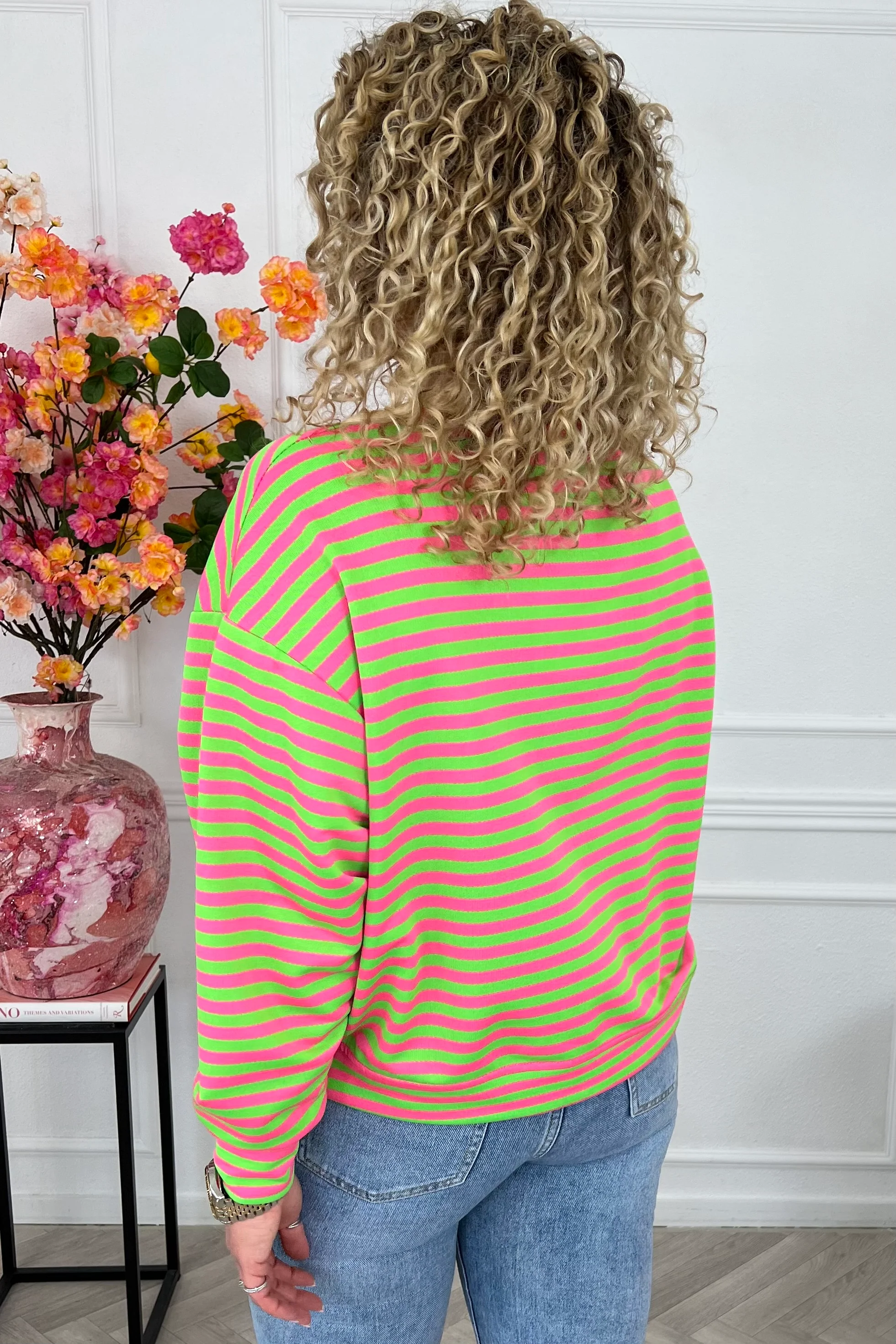 Striped Amour Shirt - Green/Pink - Image 3