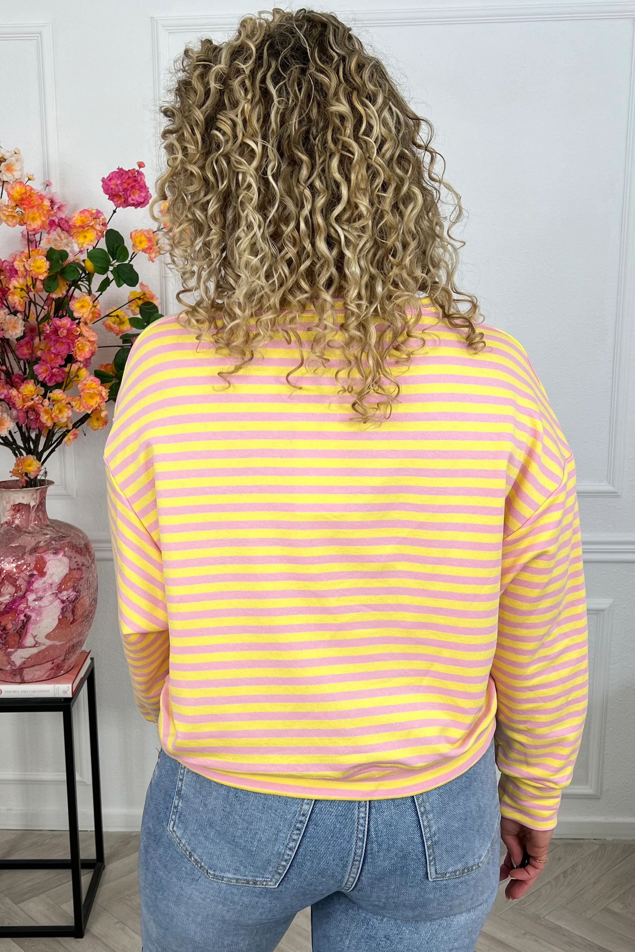 Striped Amour Shirt - Yellow/Pink - Image 4
