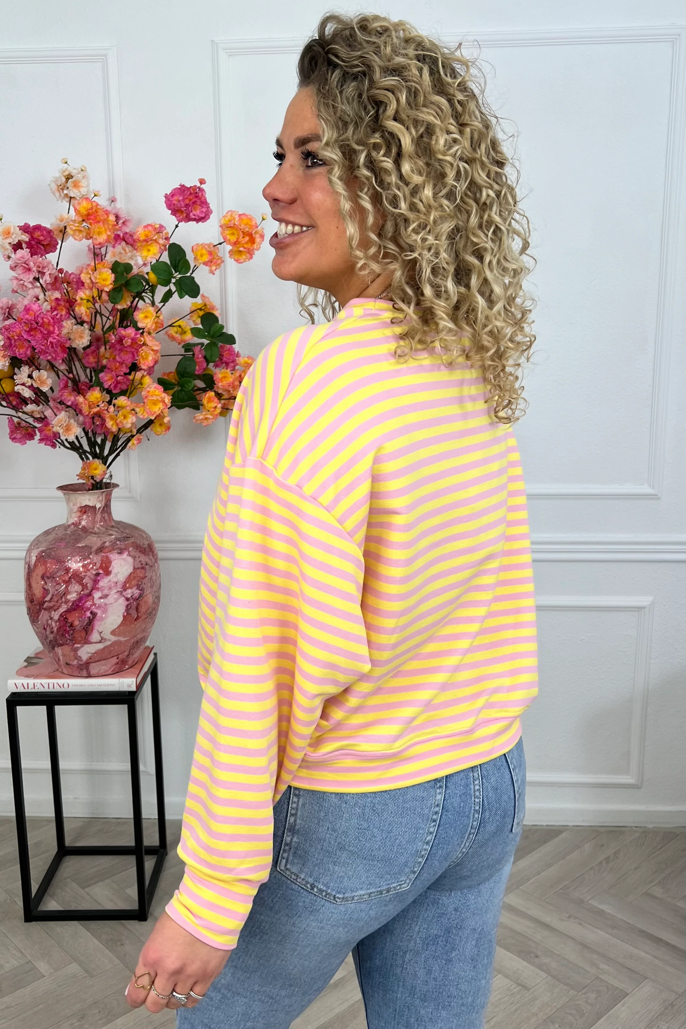 Striped Amour Shirt - Yellow/Pink - Image 5