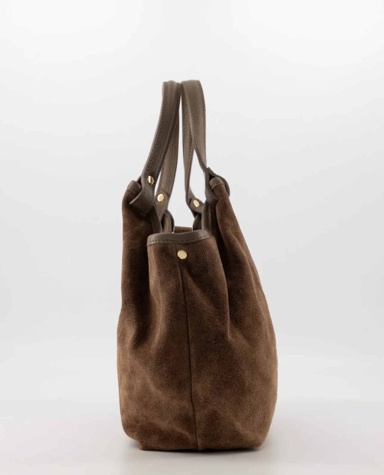Lou Suede Bag - Taupe - Image 2