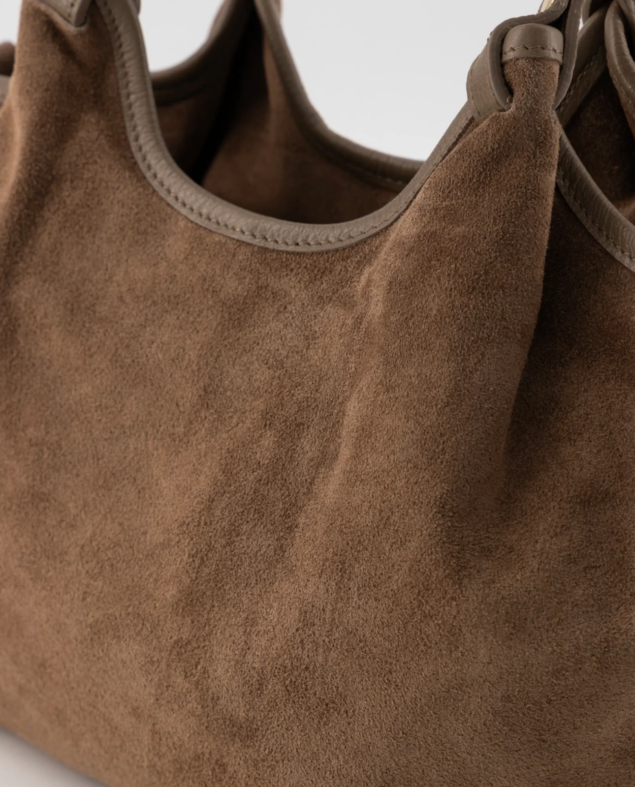 Lou Suede Bag - Taupe - Image 4