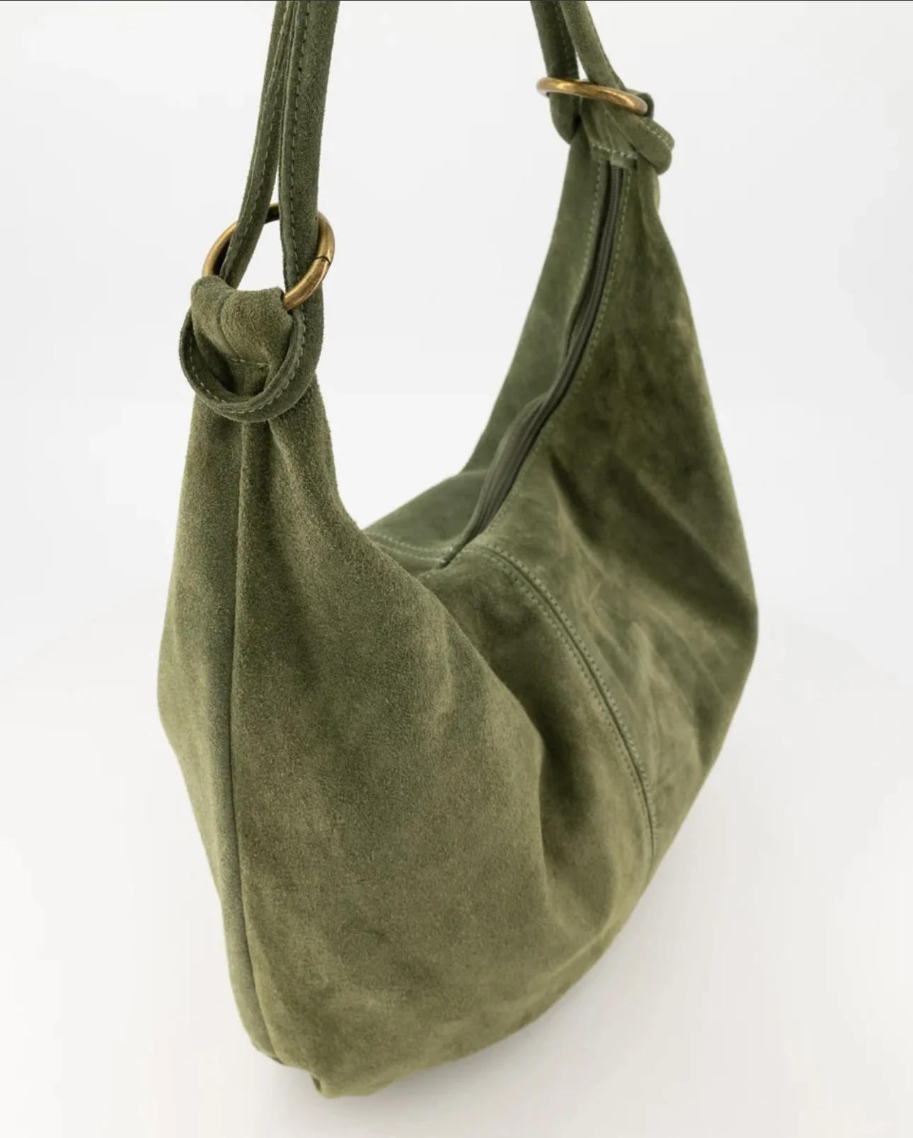 Suez Suede Bag - Armygreen - Image 2