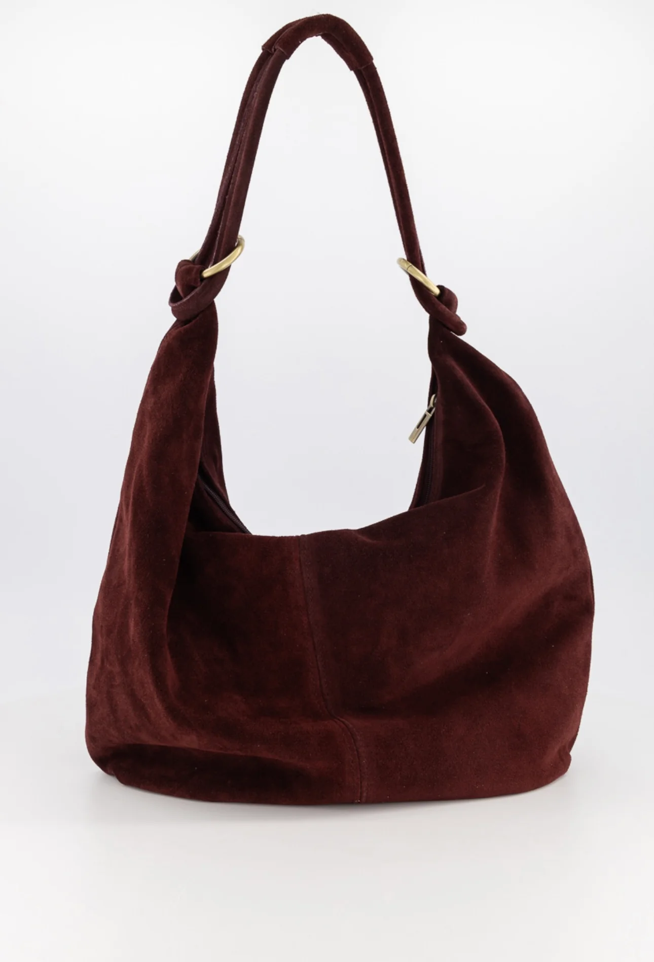 Suez Suede Bag - Bordeaux - Image 3