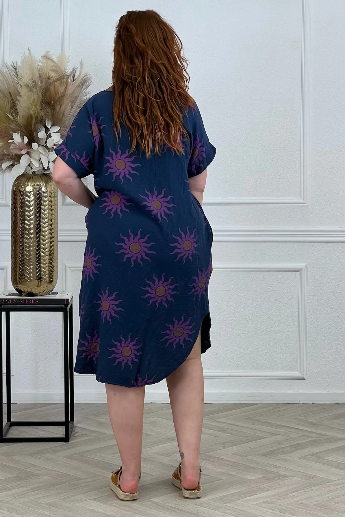 Sunny Cotton Tunic - Navy - Image 3
