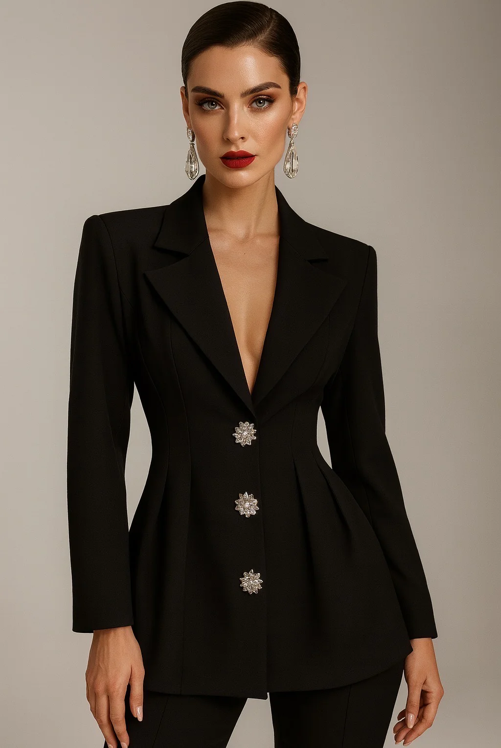 Suze Taille Blazer - Black