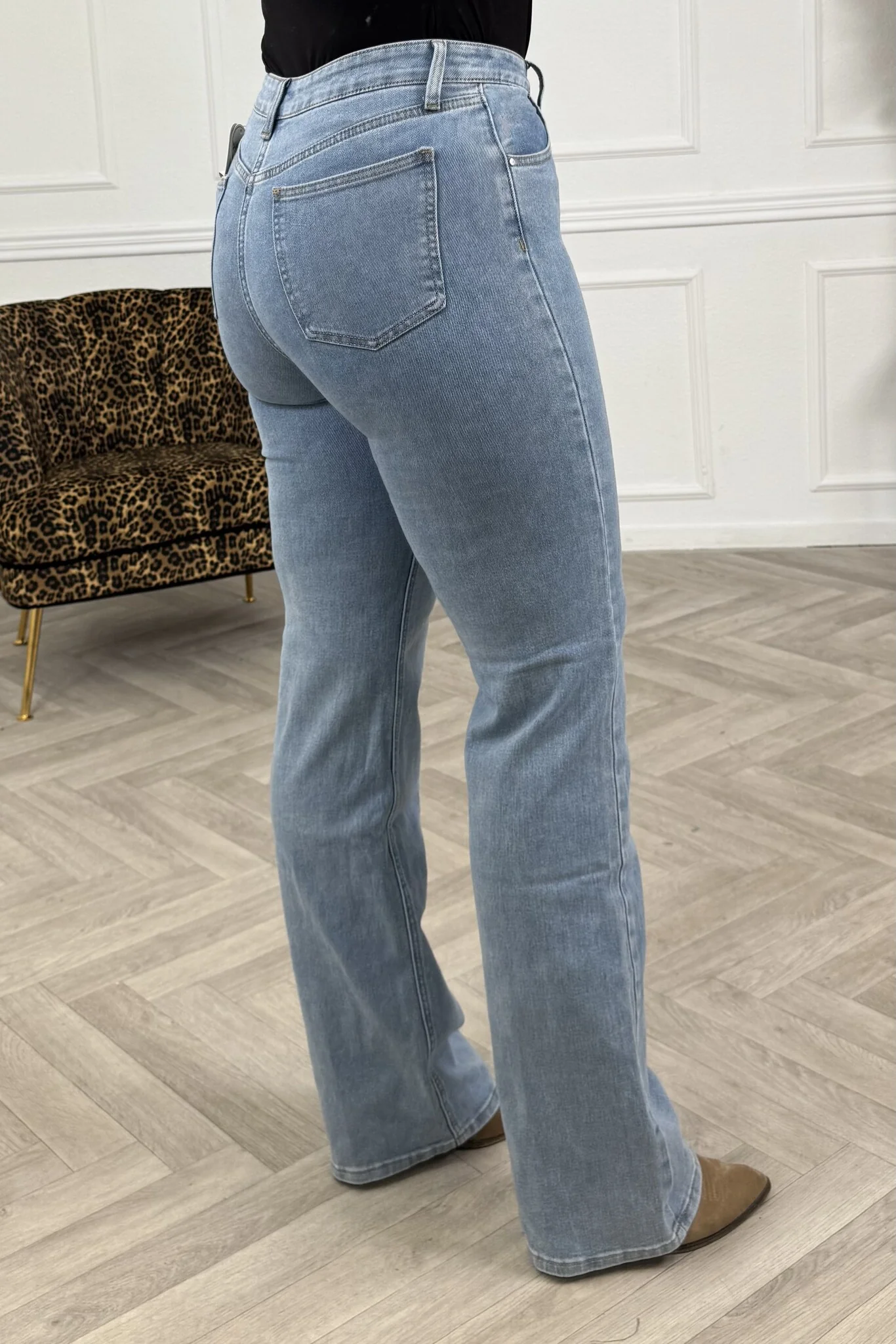 Tall Wide Leg Jeans - Light Blue - Image 3