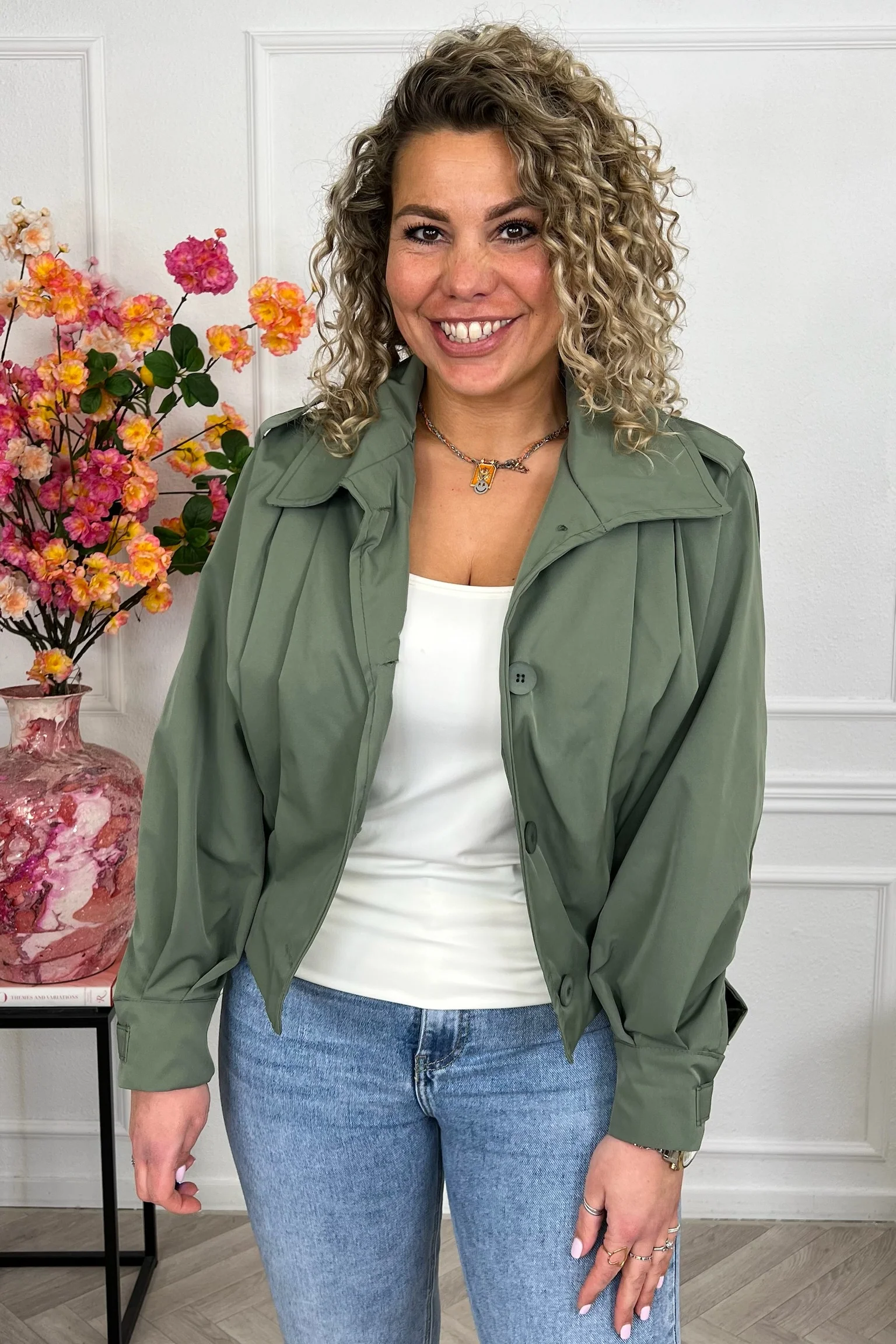 Tess Spring Jacket - Armygreen