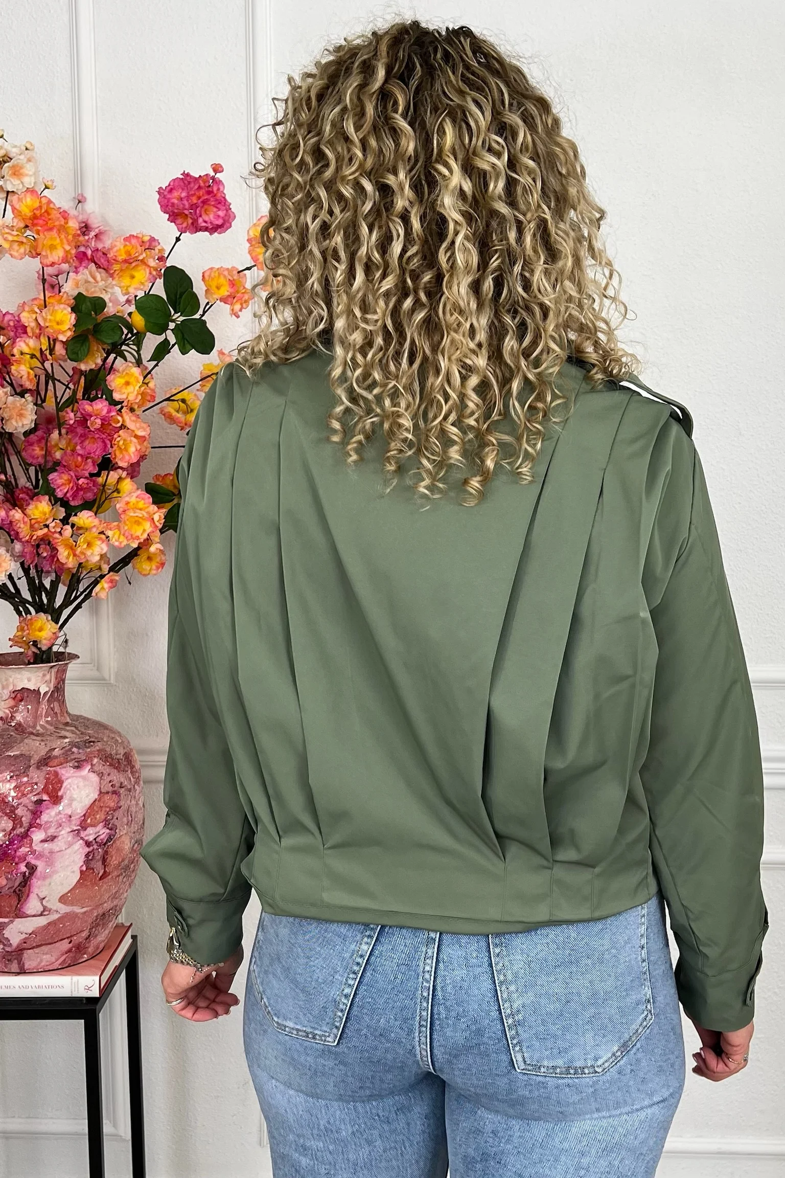 Tess Spring Jacket - Armygreen - Image 3