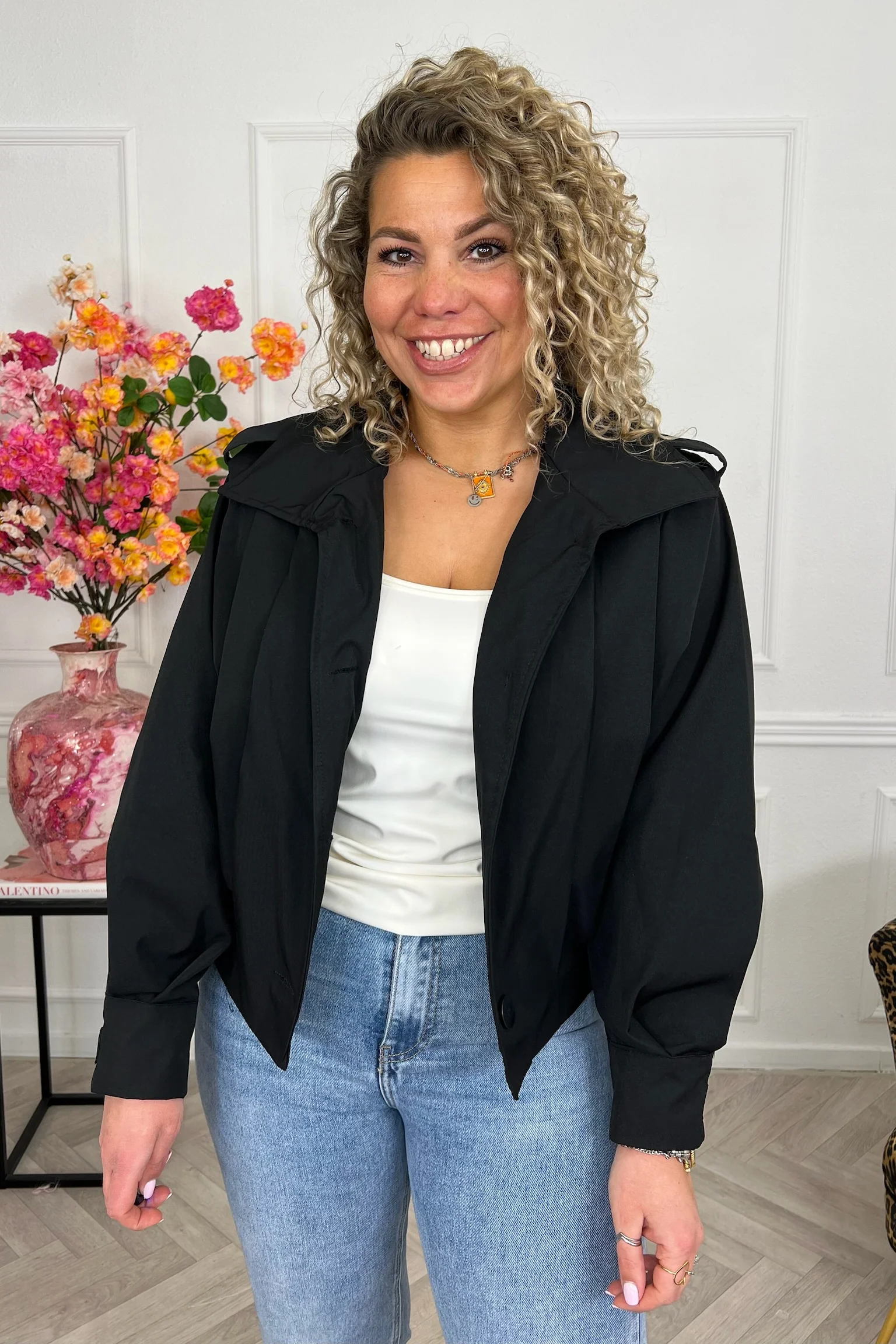 Tess Spring Jacket - Black