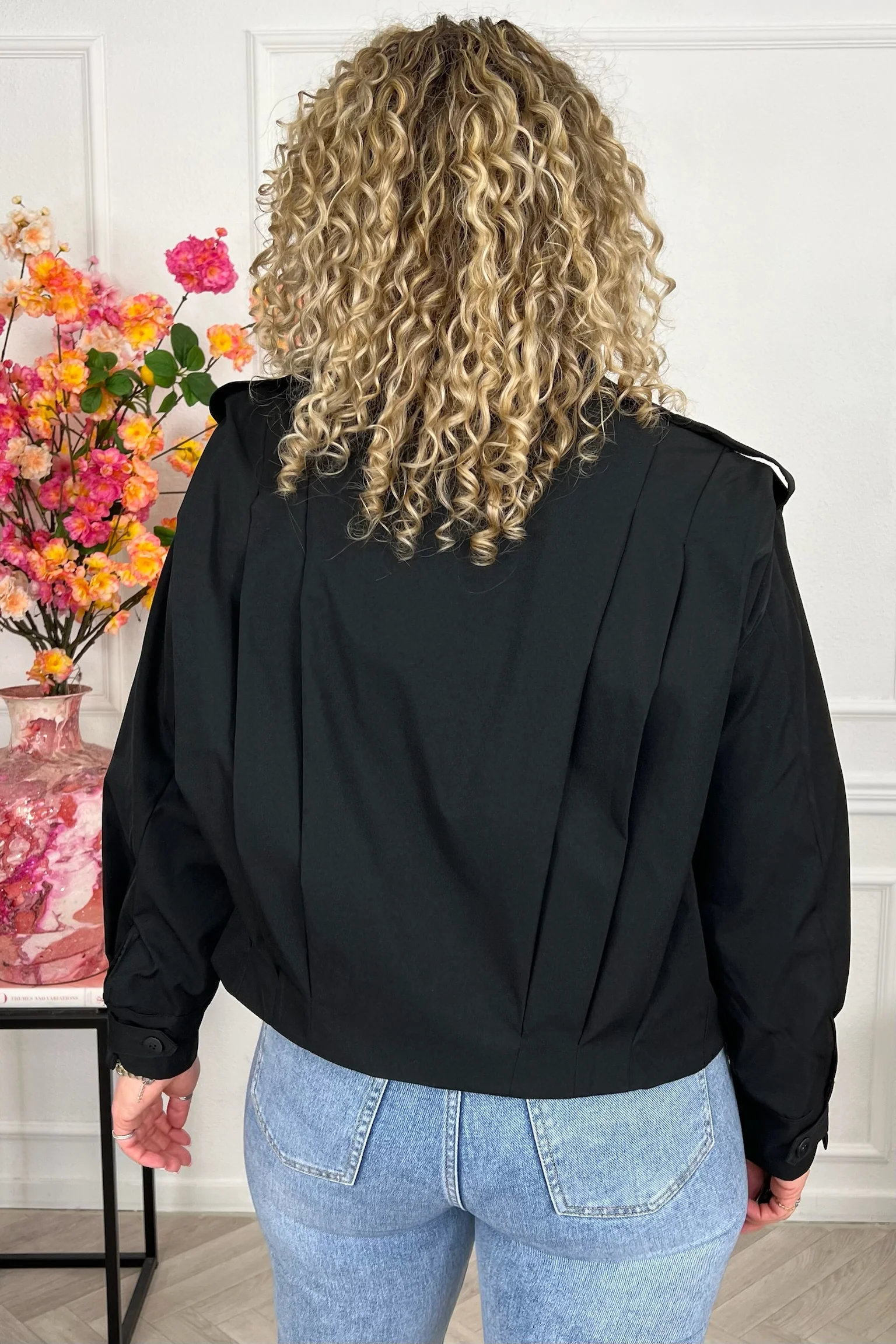 Tess Spring Jacket - Black - Image 3