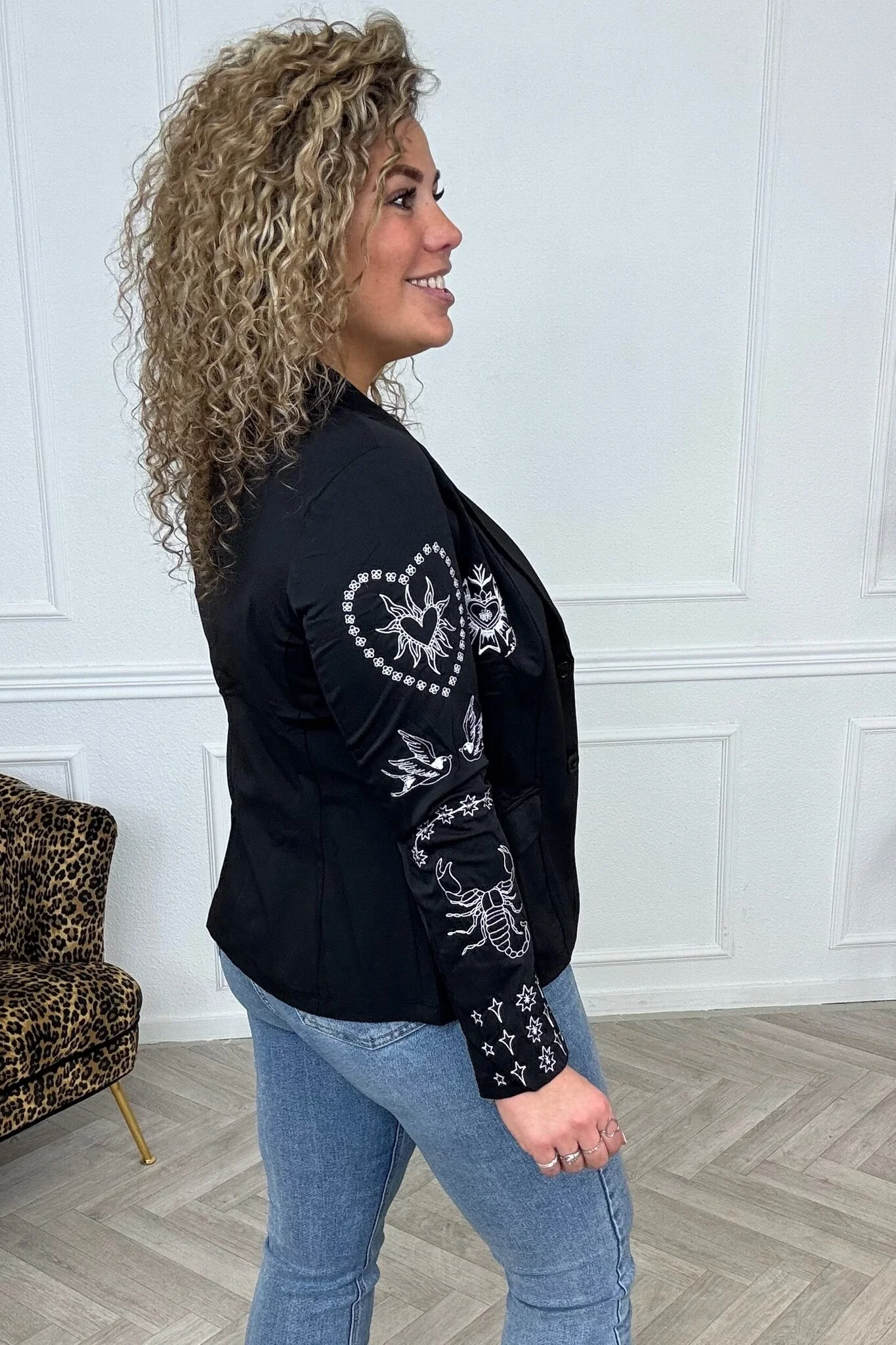 Holly Travel Blazer - Black - Image 2
