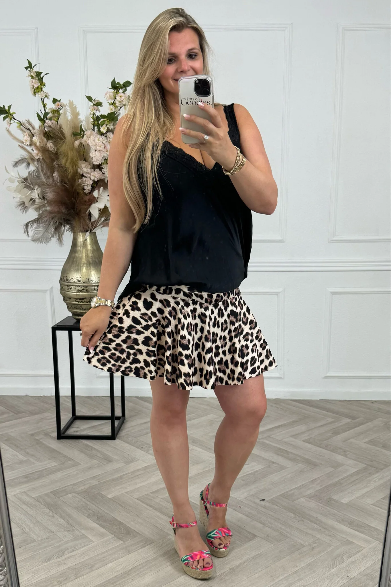 Travel Skort - Leopard - Image 6