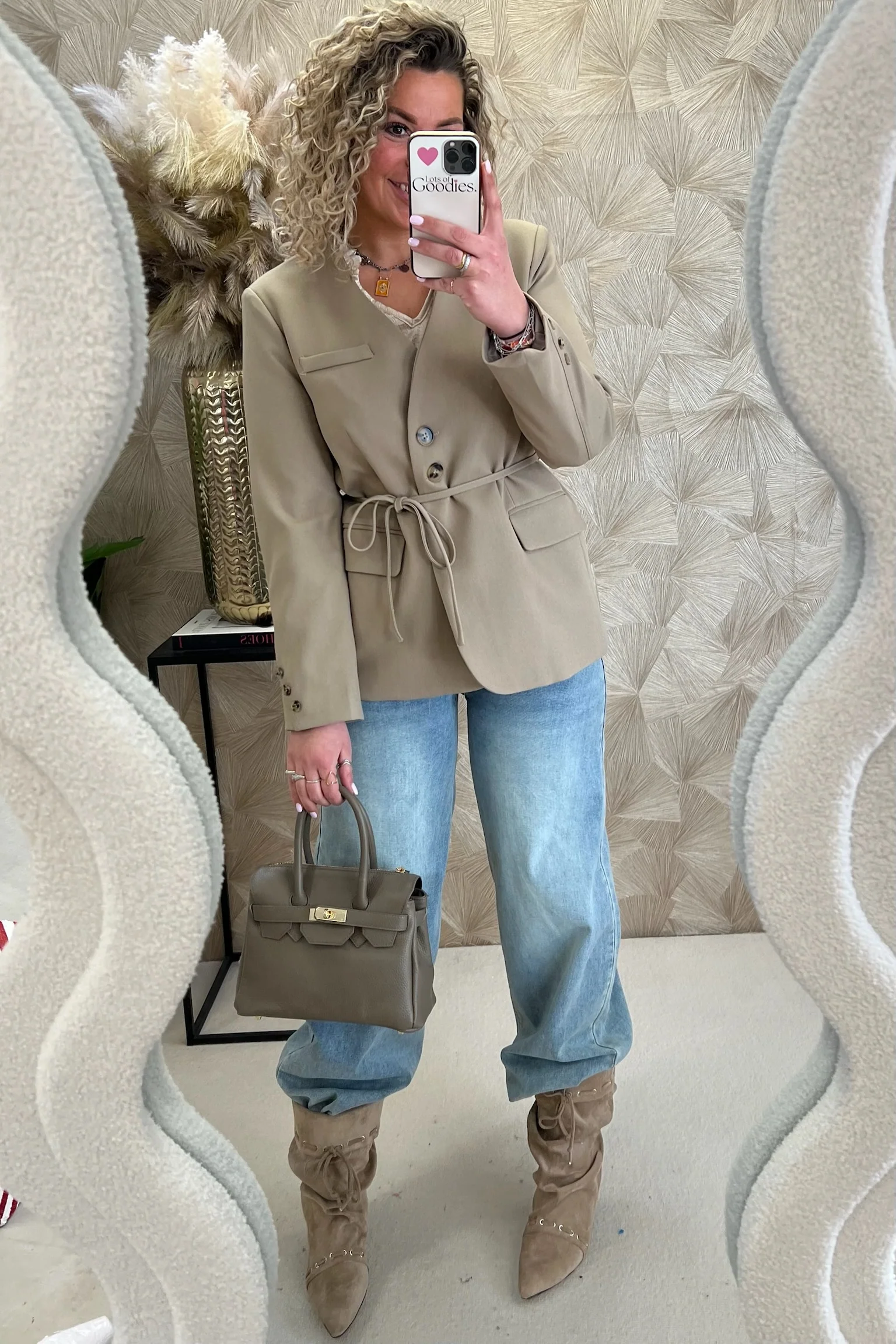 Veerle Blazer - Camel - Image 3
