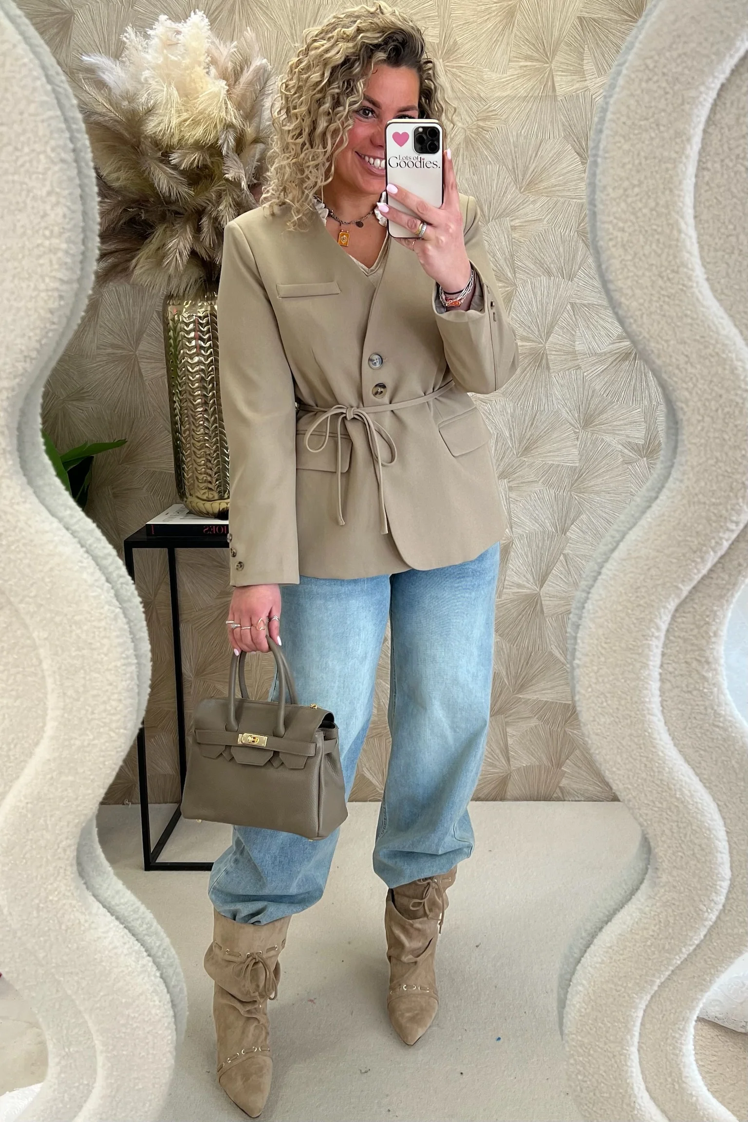 Veerle Blazer - Camel - Image 4