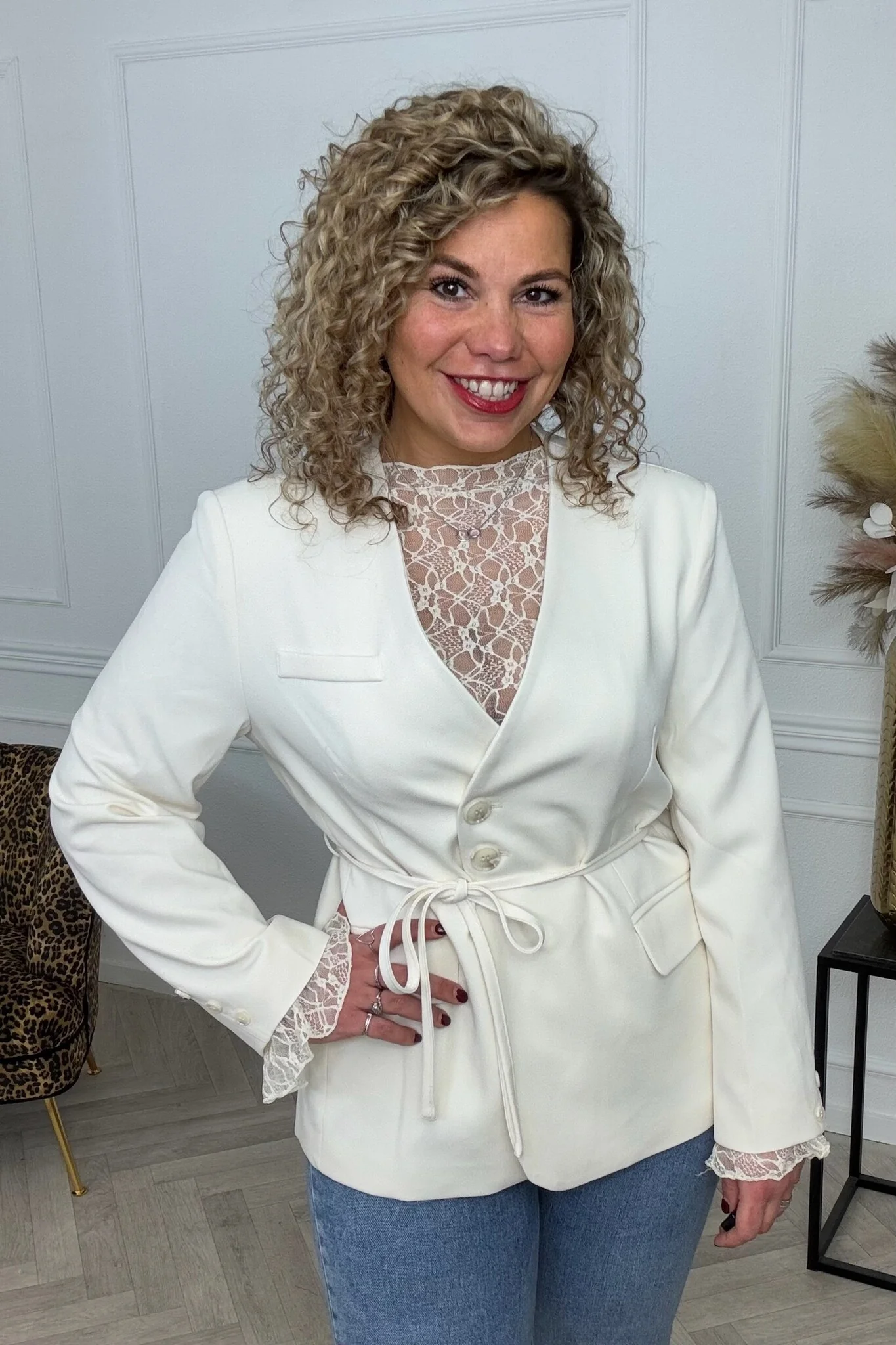 Veerle Blazer - Creme