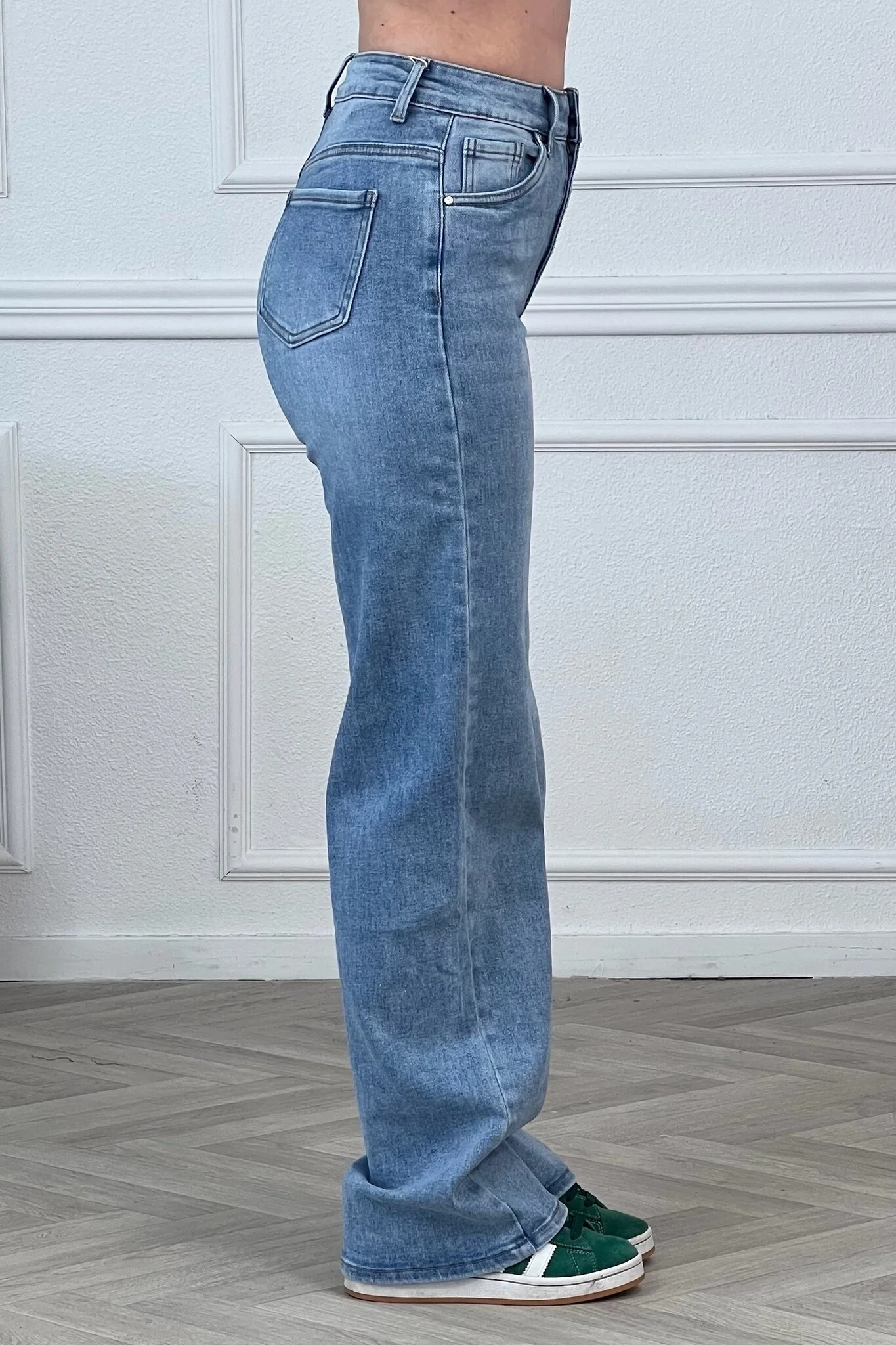 Wide Leg Goodies Jeans - Sky Blue - Image 2