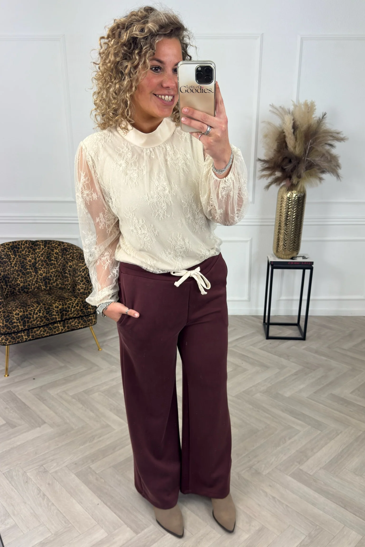 Wide Leg Jogging - Bordeaux
