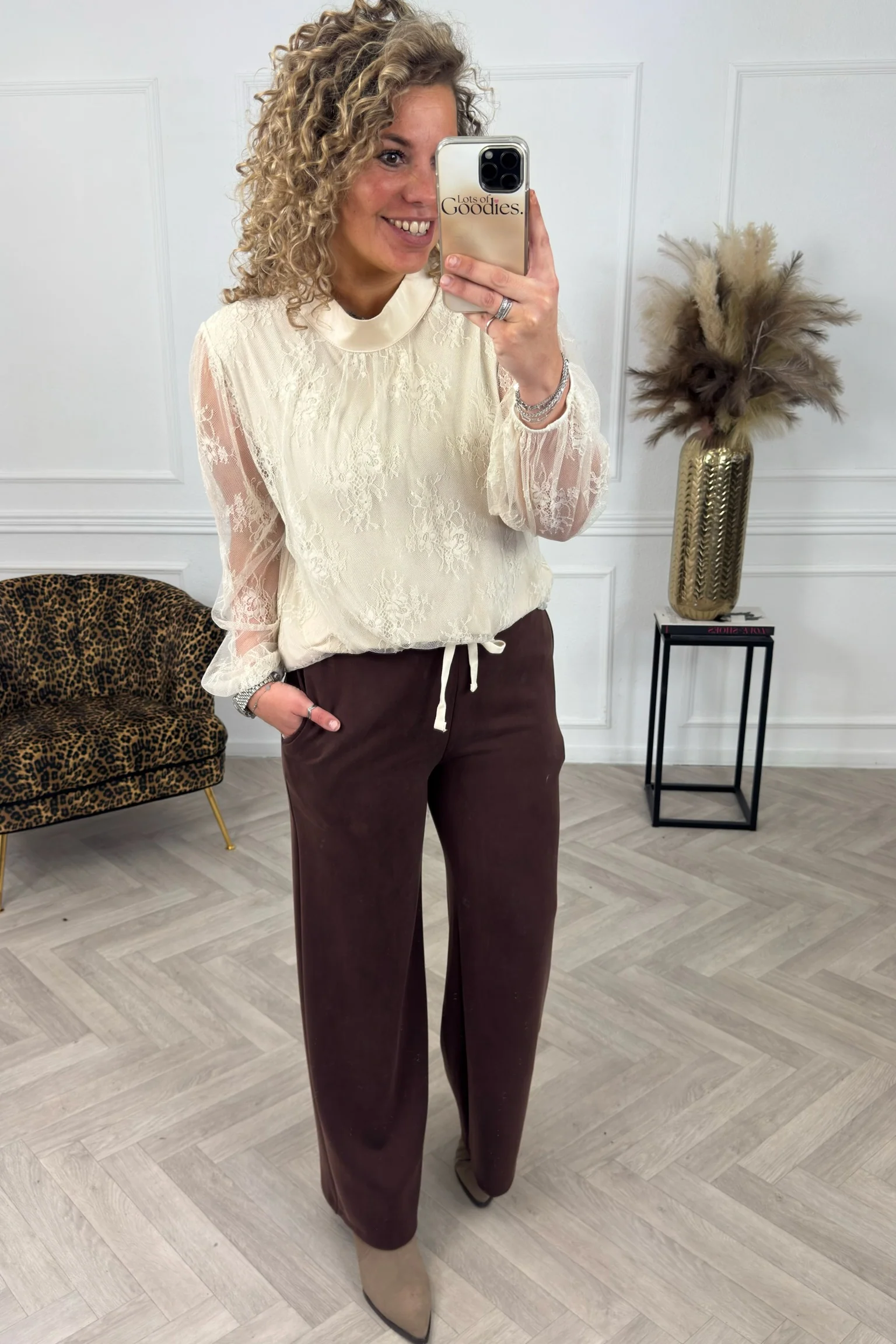Wide Leg Jogging - Brown