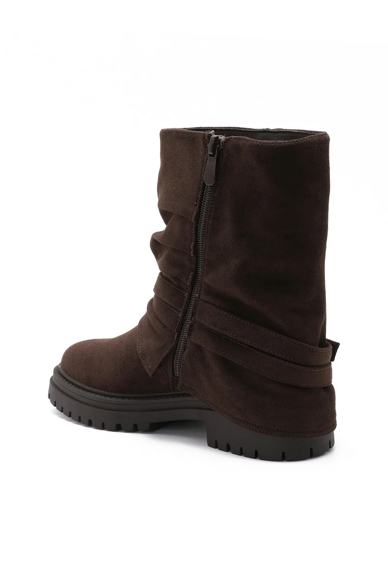 Winter Fringe Boots - Brown - Image 4