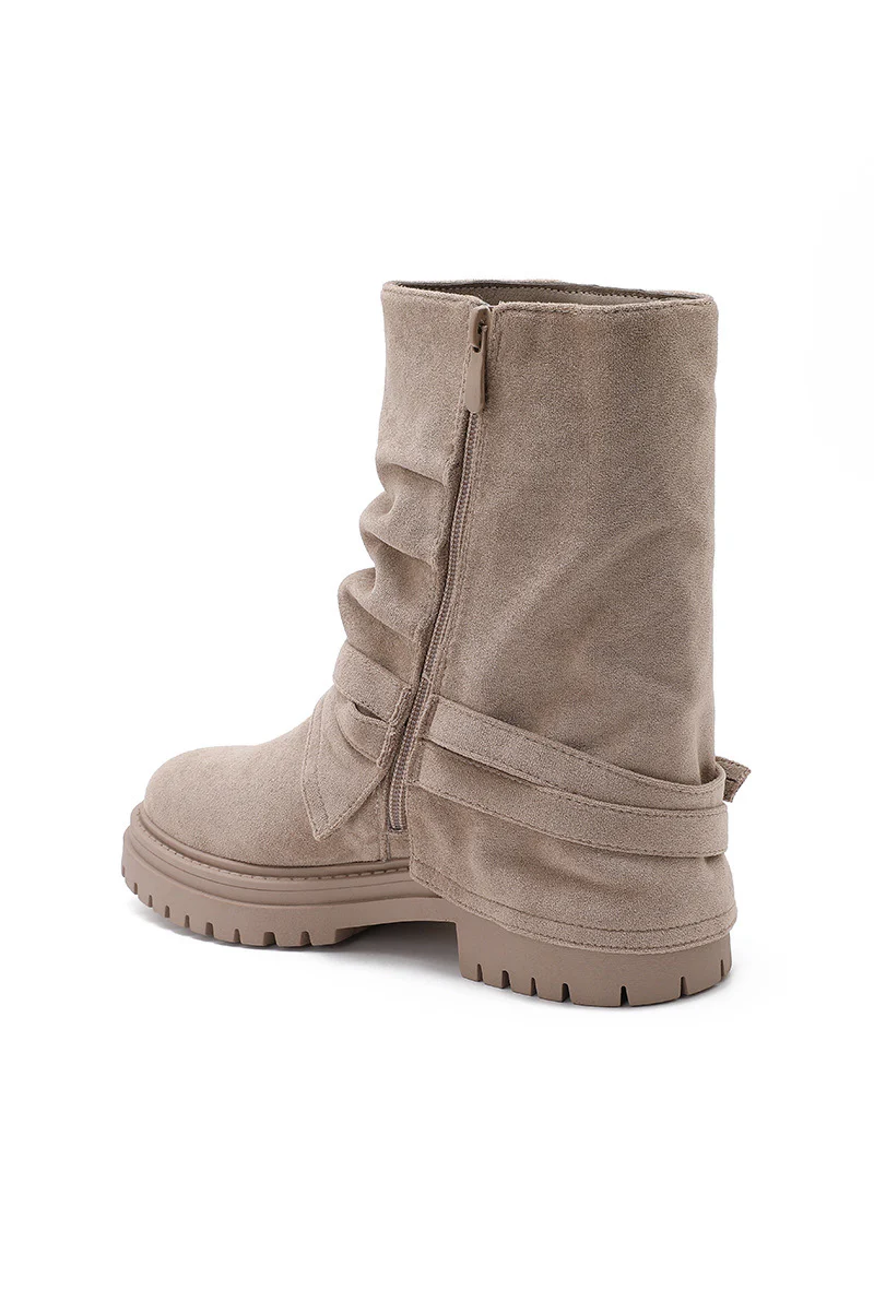 Winter Fringe Boots - Khaki - Image 5