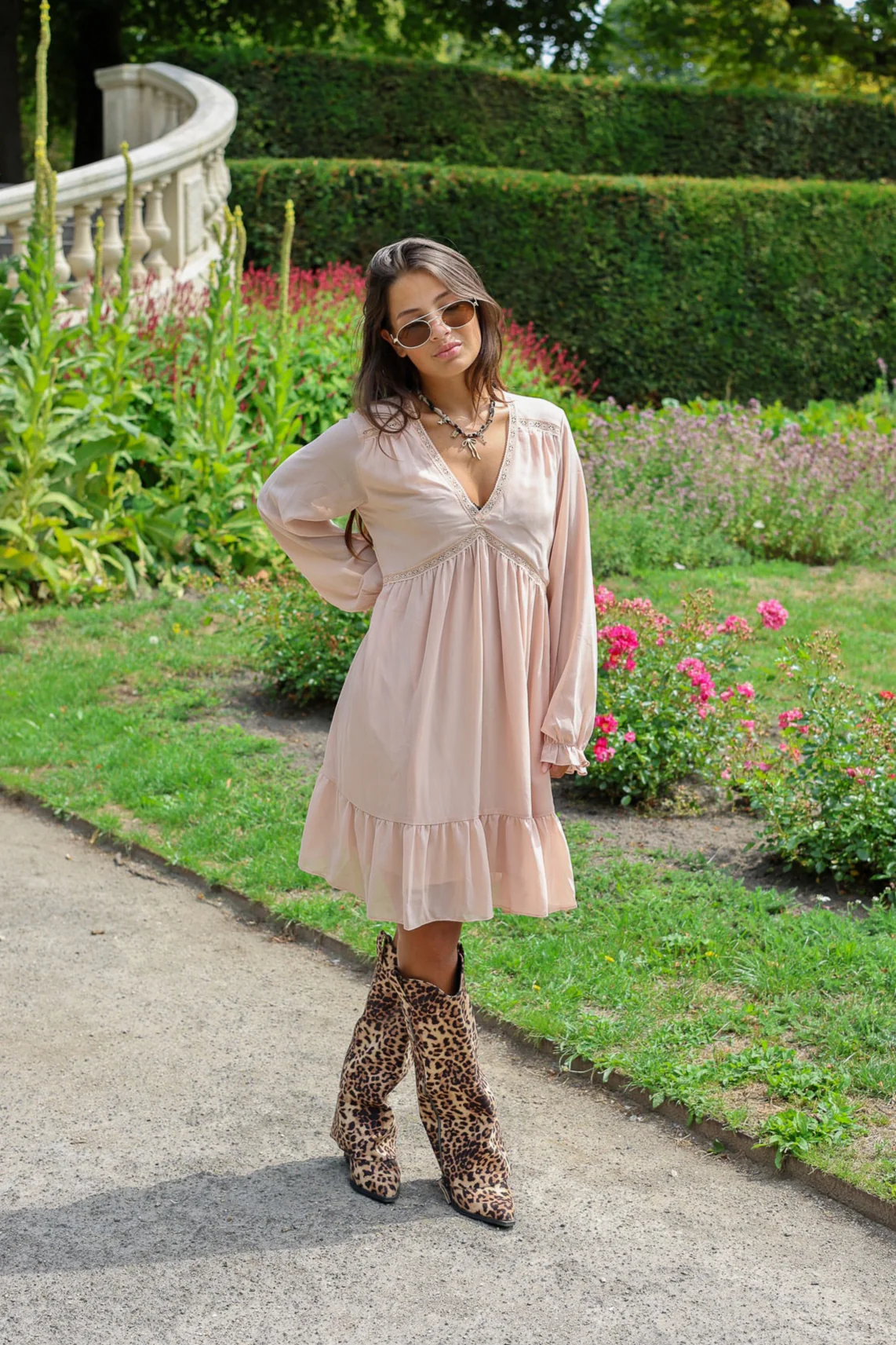 Wonderful Corfu Dress - Beige