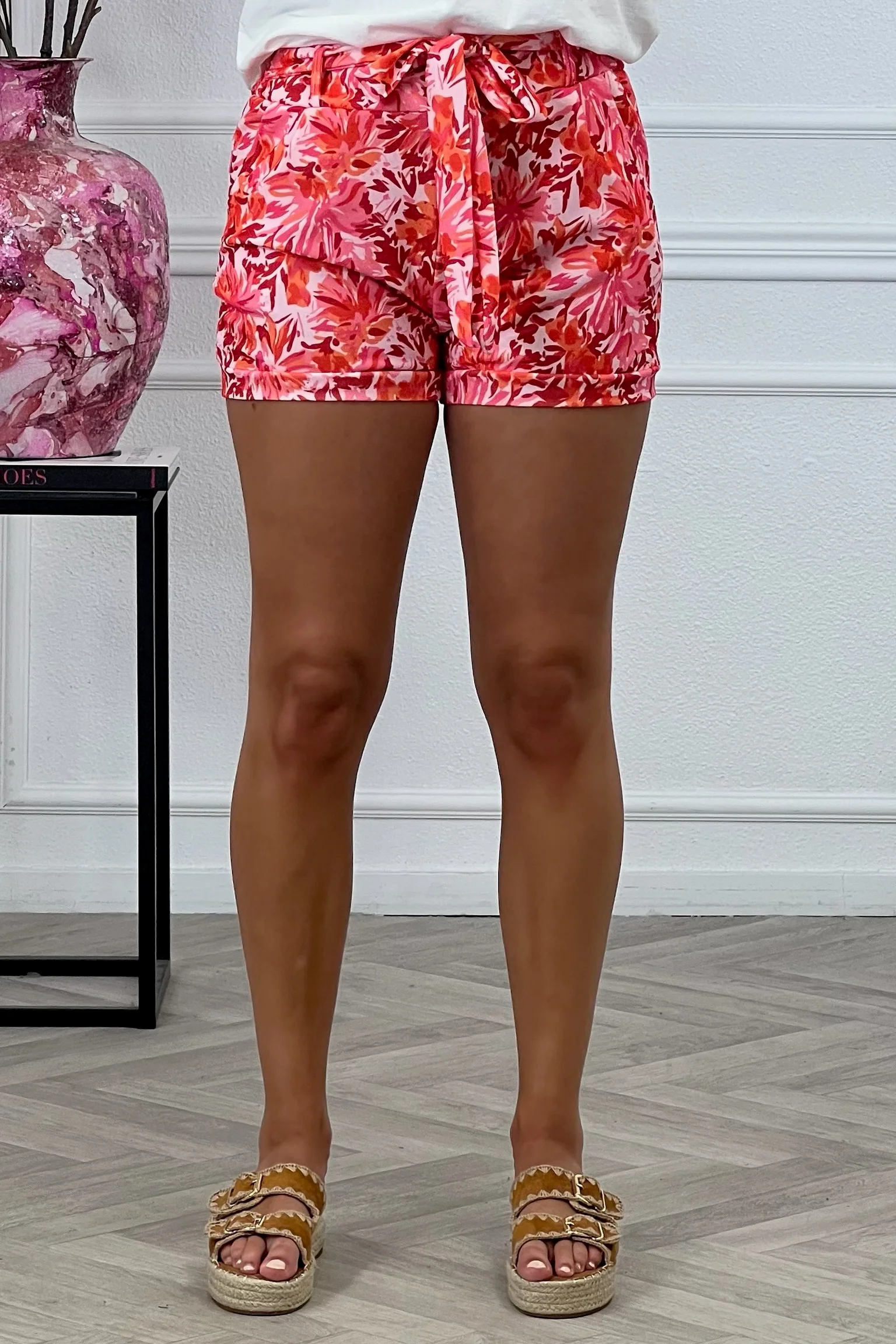 Strik Summer Short - Flower Orange - Image 3