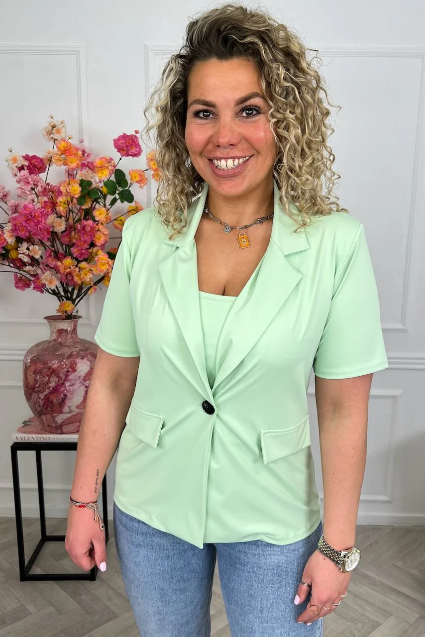 Zoey Spring Blazer - Mint